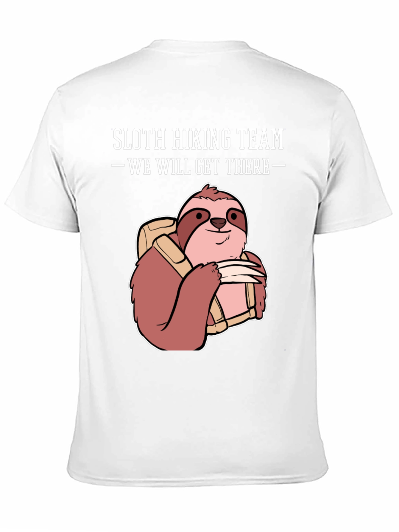 Sloth Hiking Team Graphic Tee