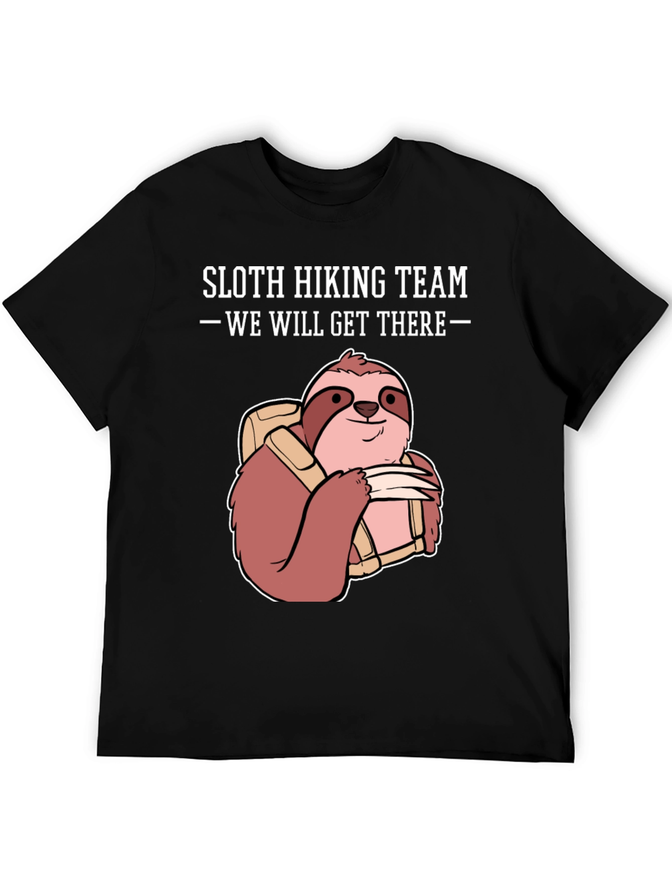 Sloth Hiking Team Graphic Tee