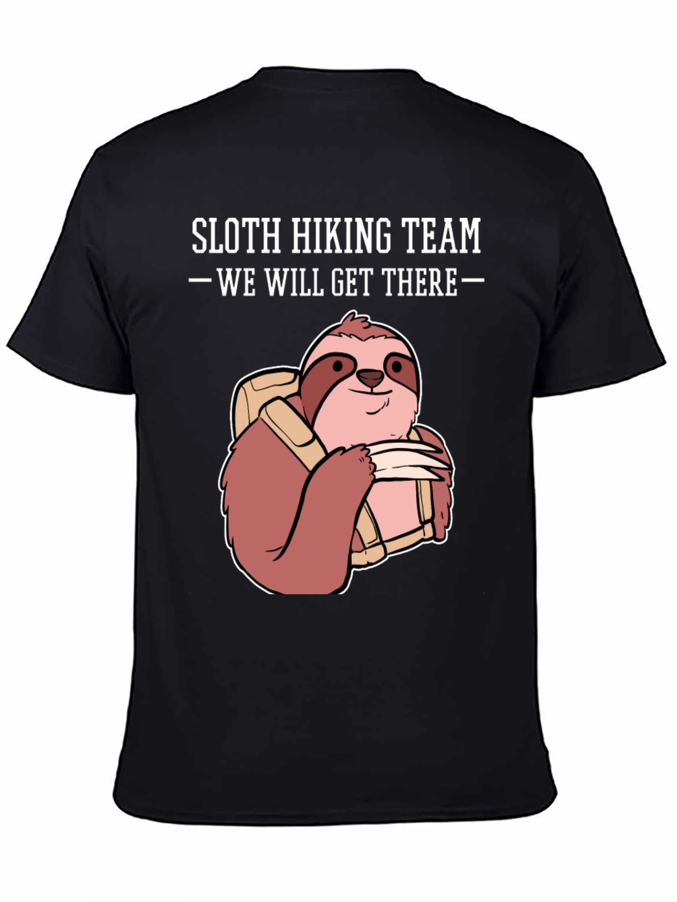 Sloth Hiking Team Graphic Tee