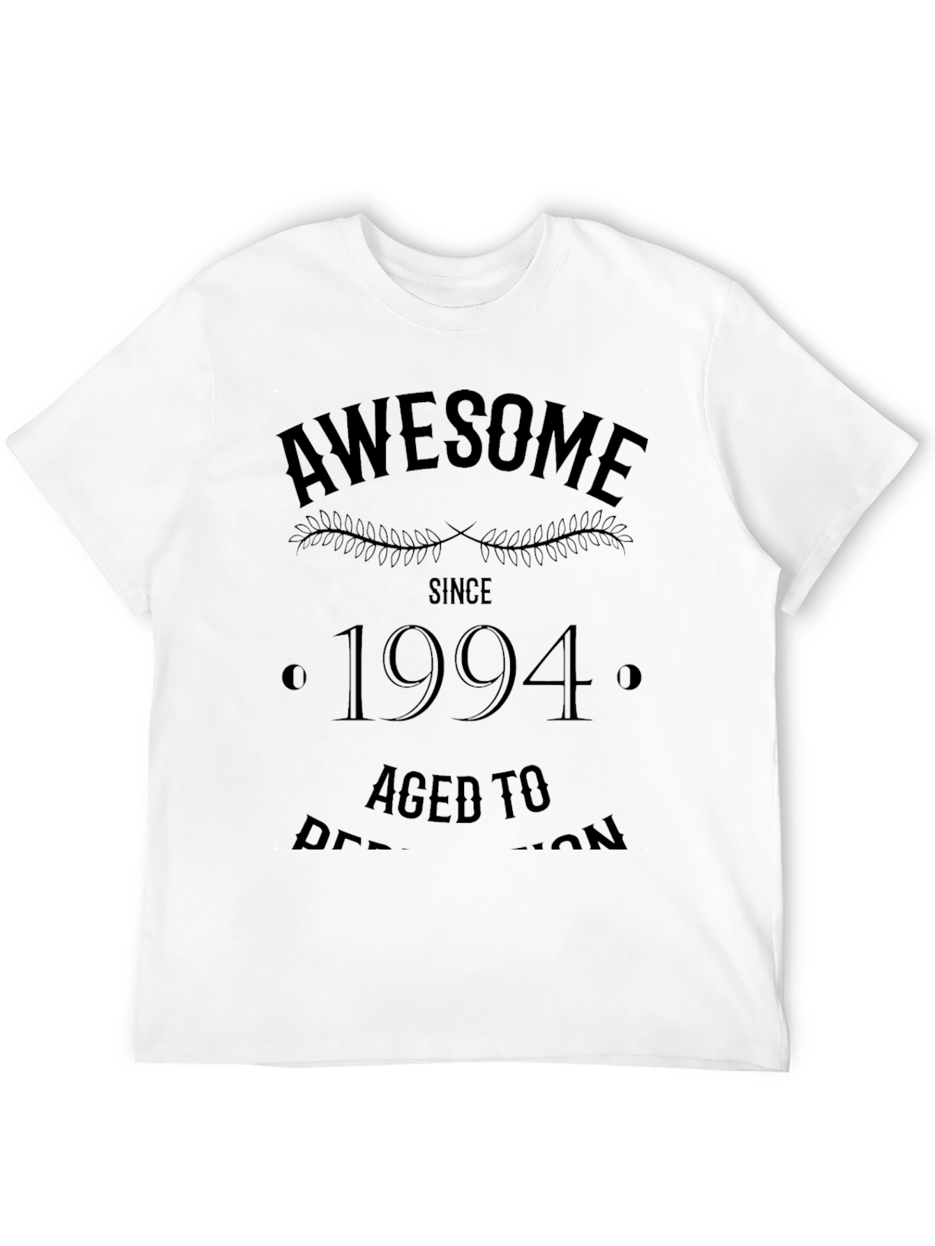 Awesome Since 1994 Aged to Perfection Black T-Shirt