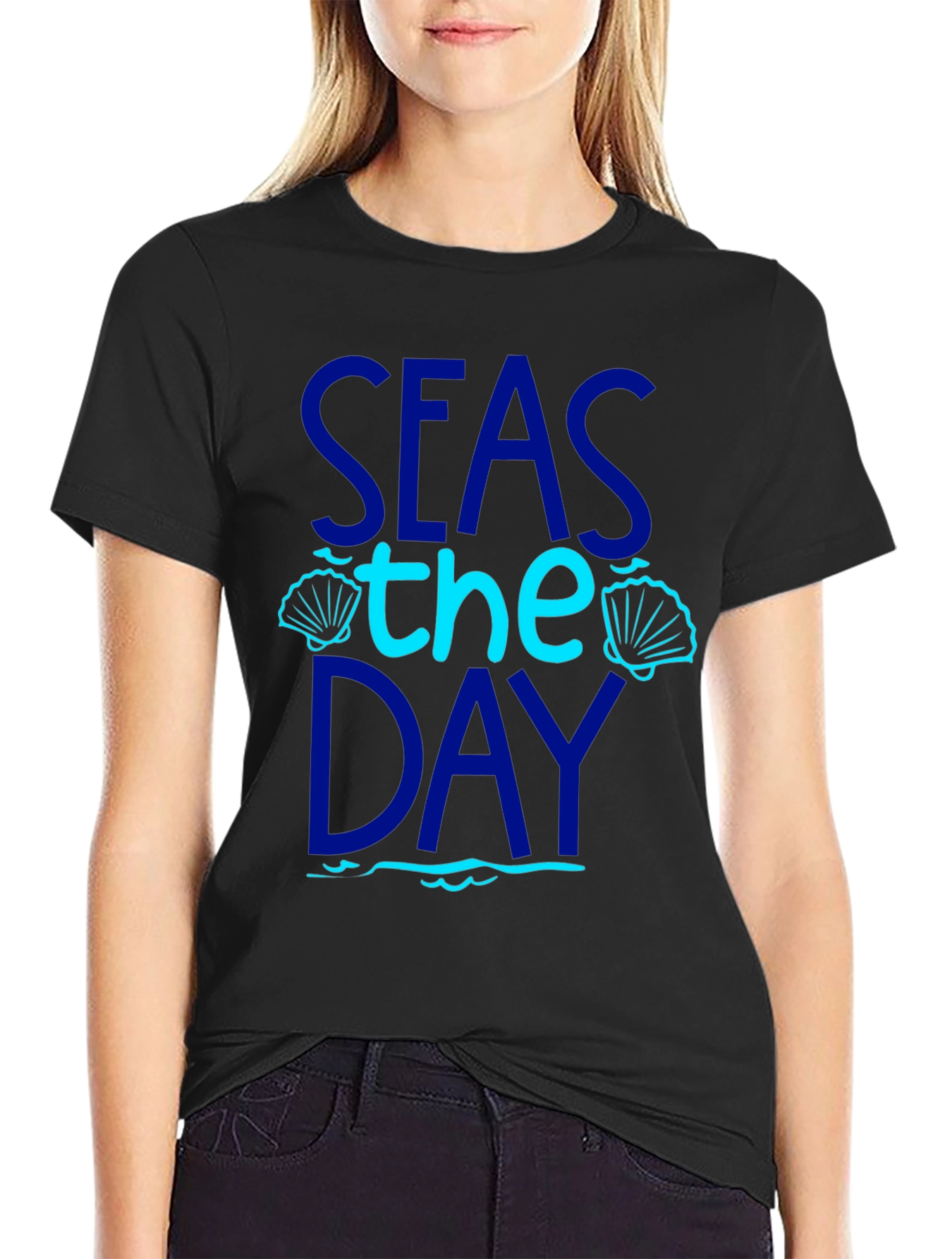 Seas The Day T-Shirt - Stylish Summer Tee