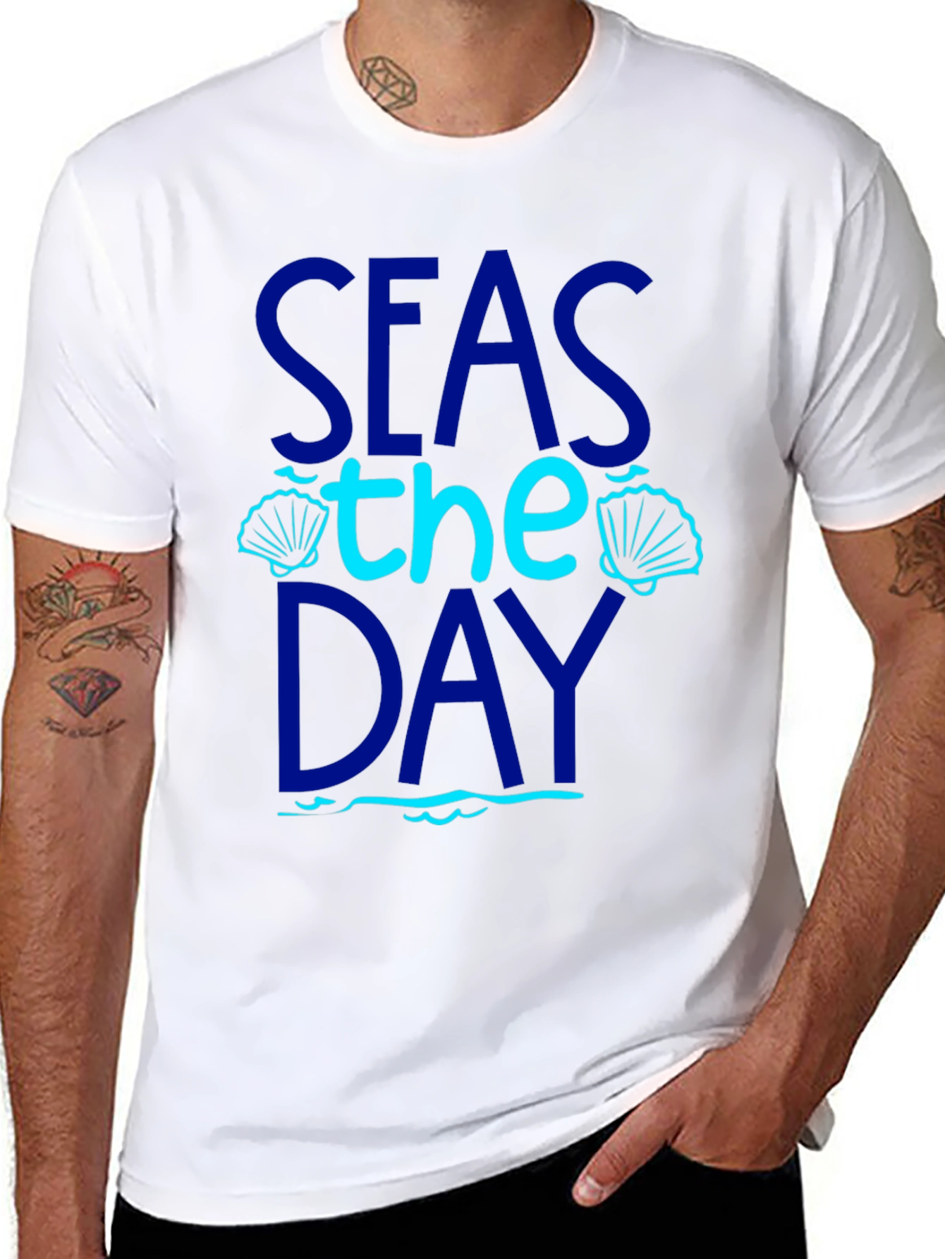 Seas The Day T-Shirt - Stylish Summer Tee