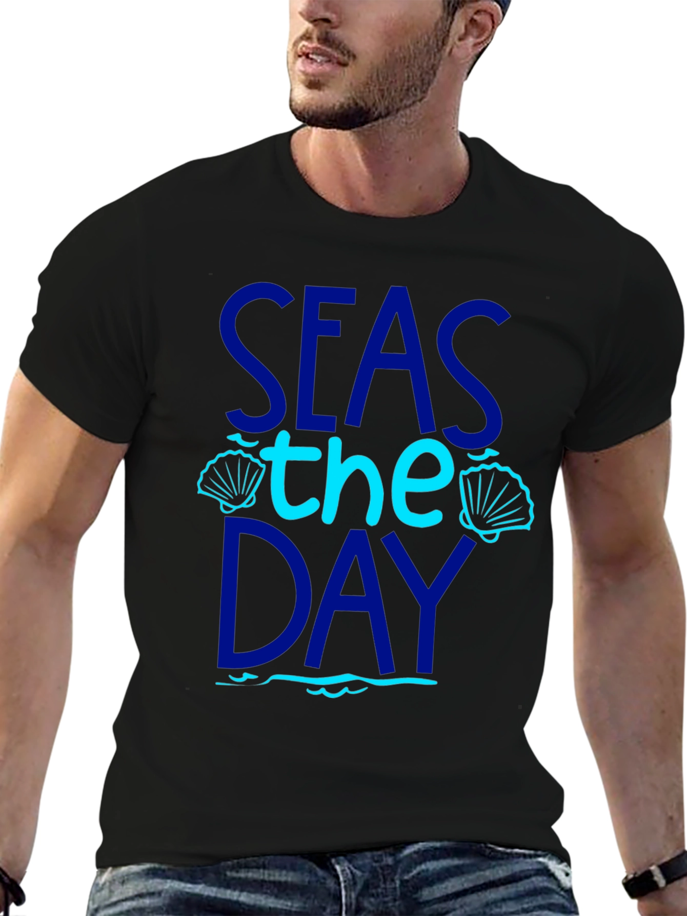 Seas The Day T-Shirt - Stylish Summer Tee
