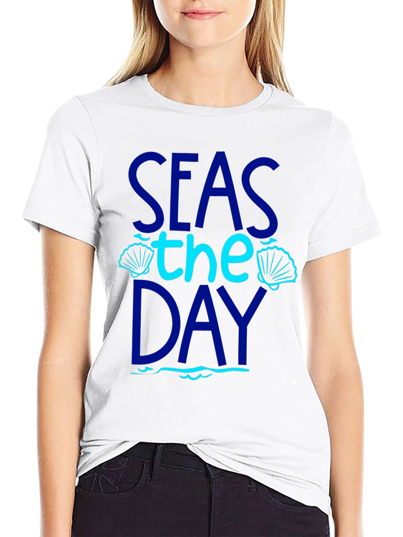 Seas The Day T-Shirt - Stylish Summer Tee