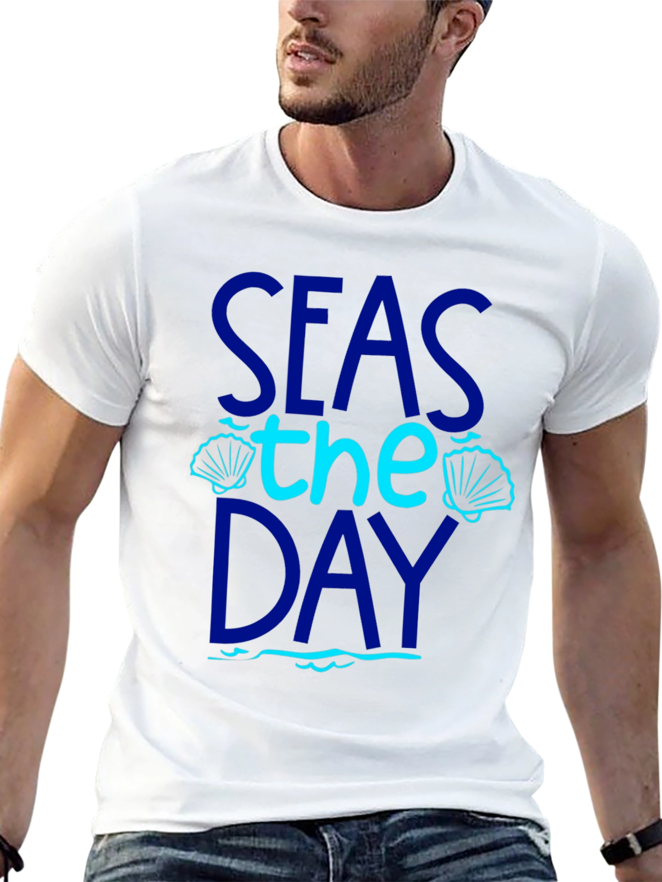 Seas The Day T-Shirt - Stylish Summer Tee