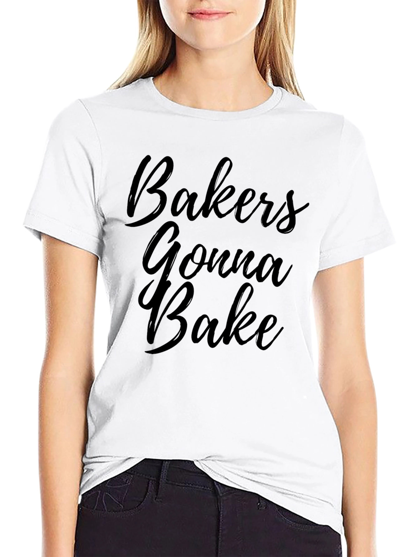 Bakers Gonna Bake Black Graphic Tee