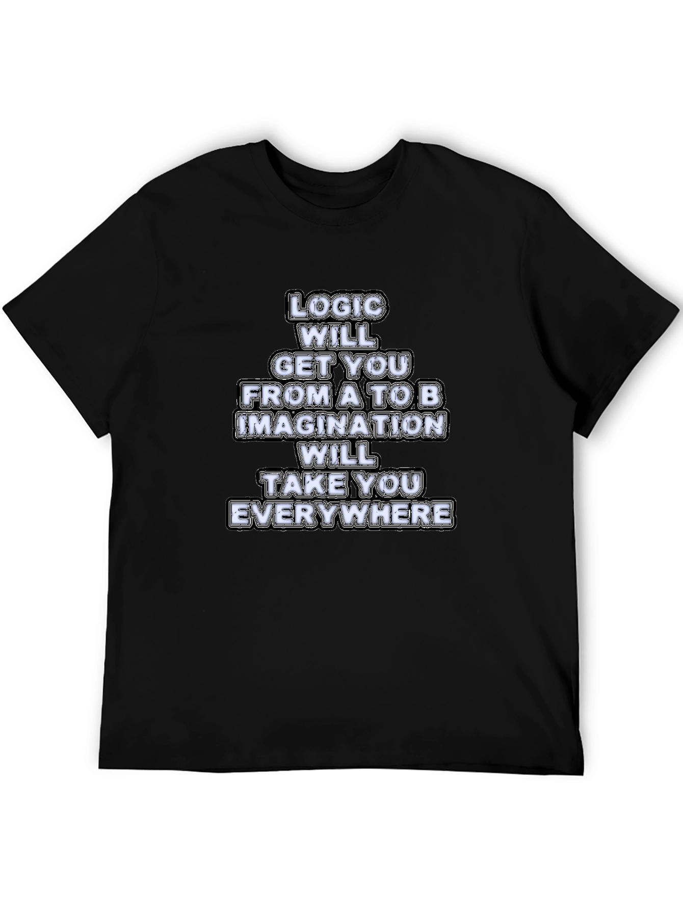 Logic and Imagination Graphic Tee - Black