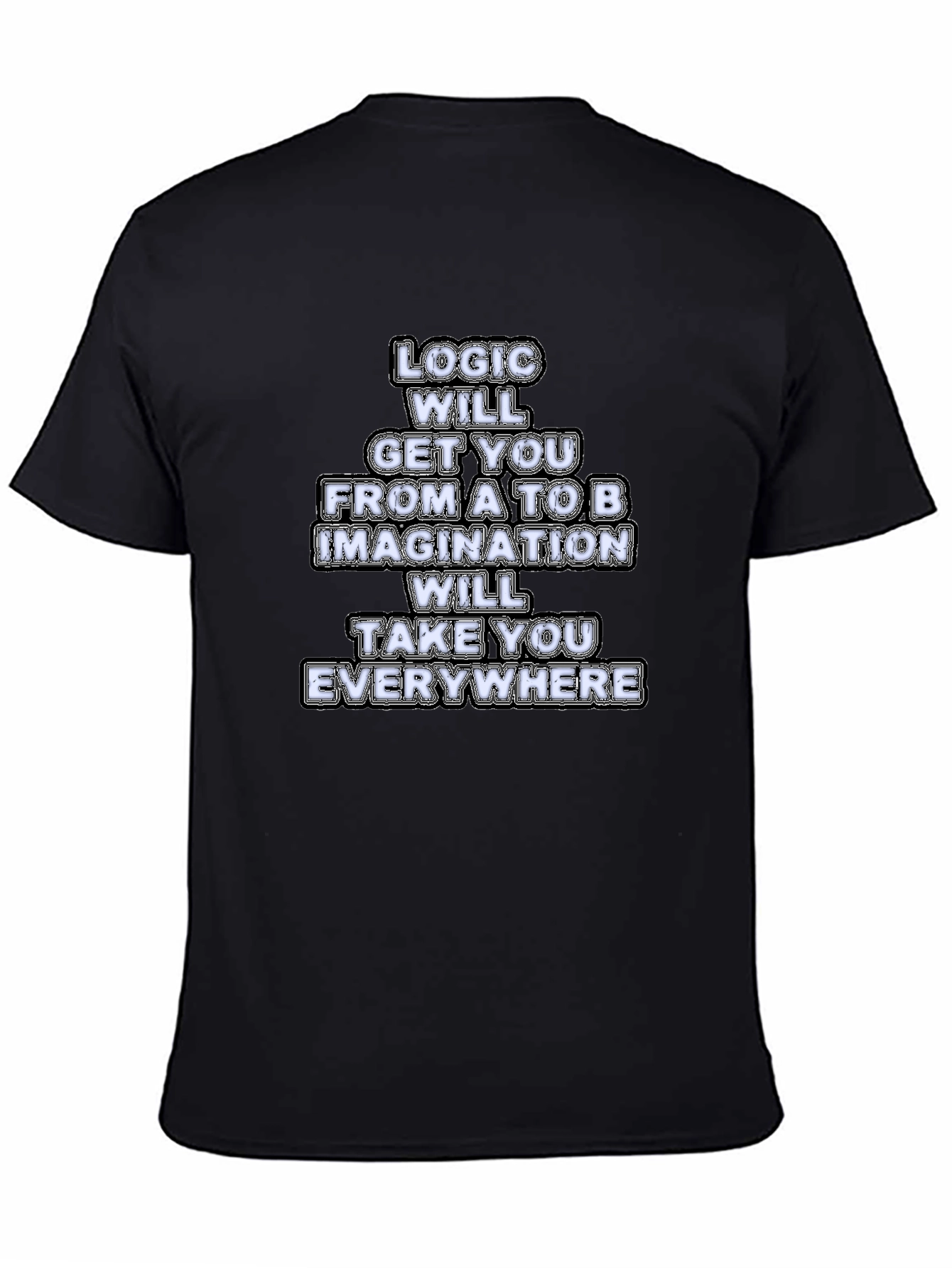 Logic and Imagination Graphic Tee - Black