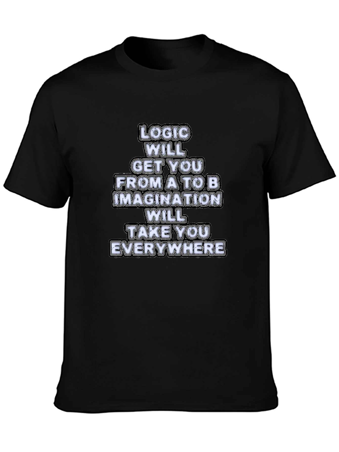 Logic and Imagination Graphic Tee - Black