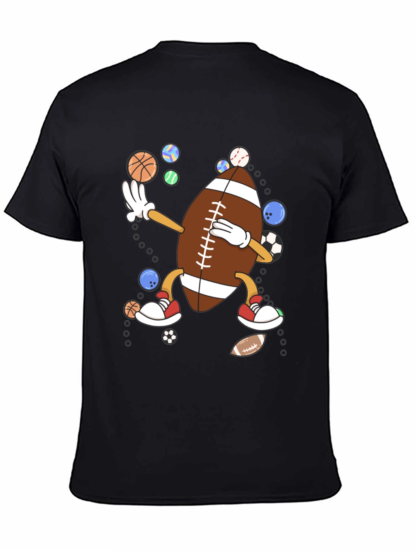 Sports Dabbing Football T-Shirt