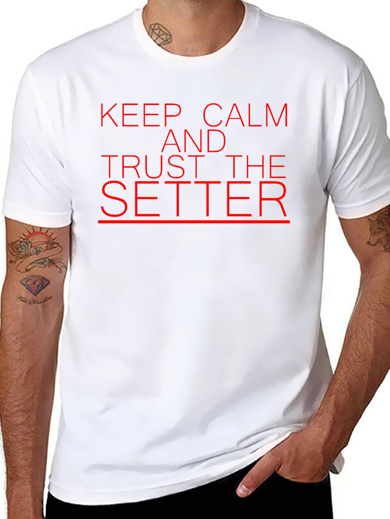 Keep Calm Setter T-Shirt - Volleyball Player Tee