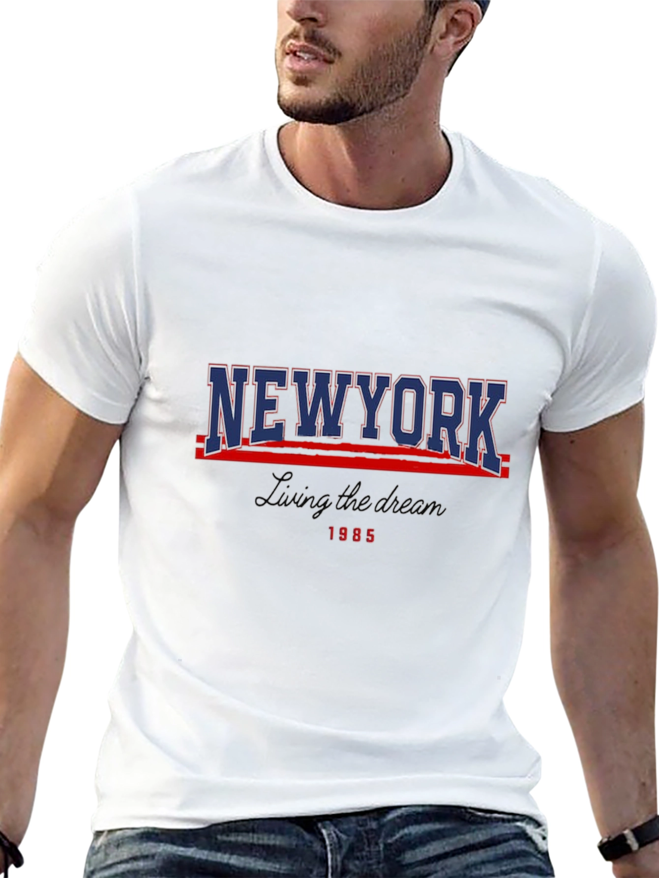 New York Living the Dream 1985 Graphic Tee