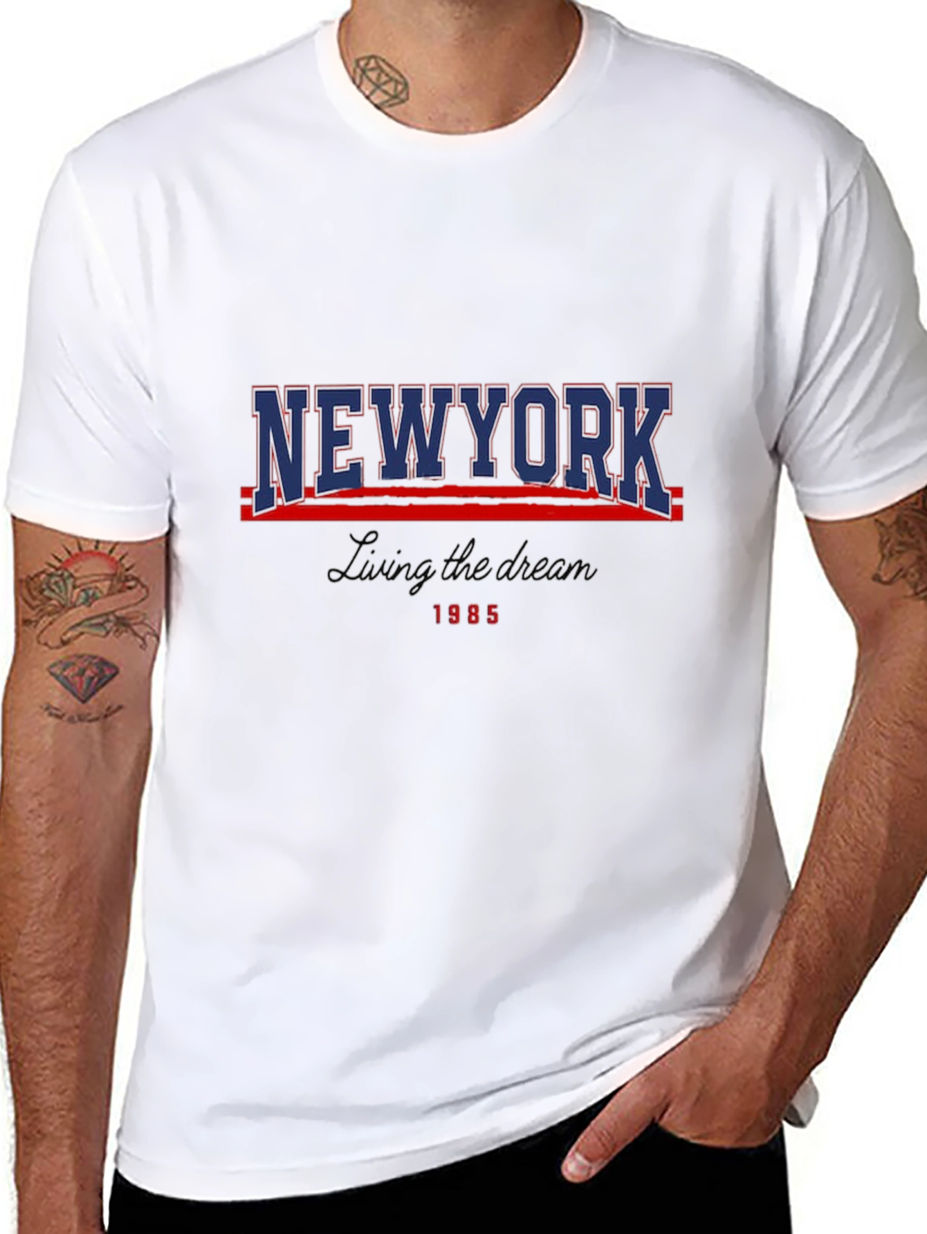 New York Living the Dream 1985 Graphic Tee
