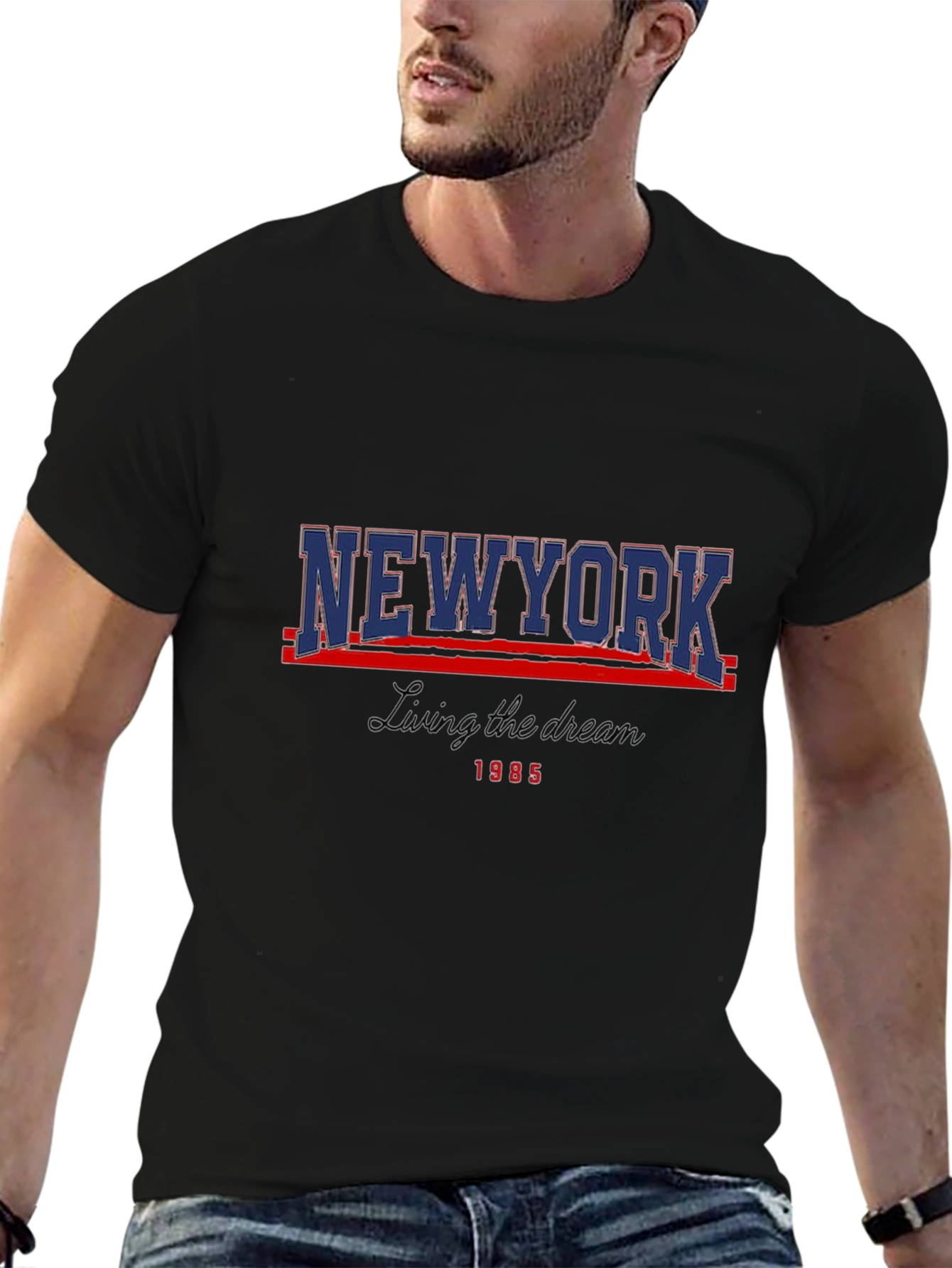 New York Living the Dream 1985 Graphic Tee