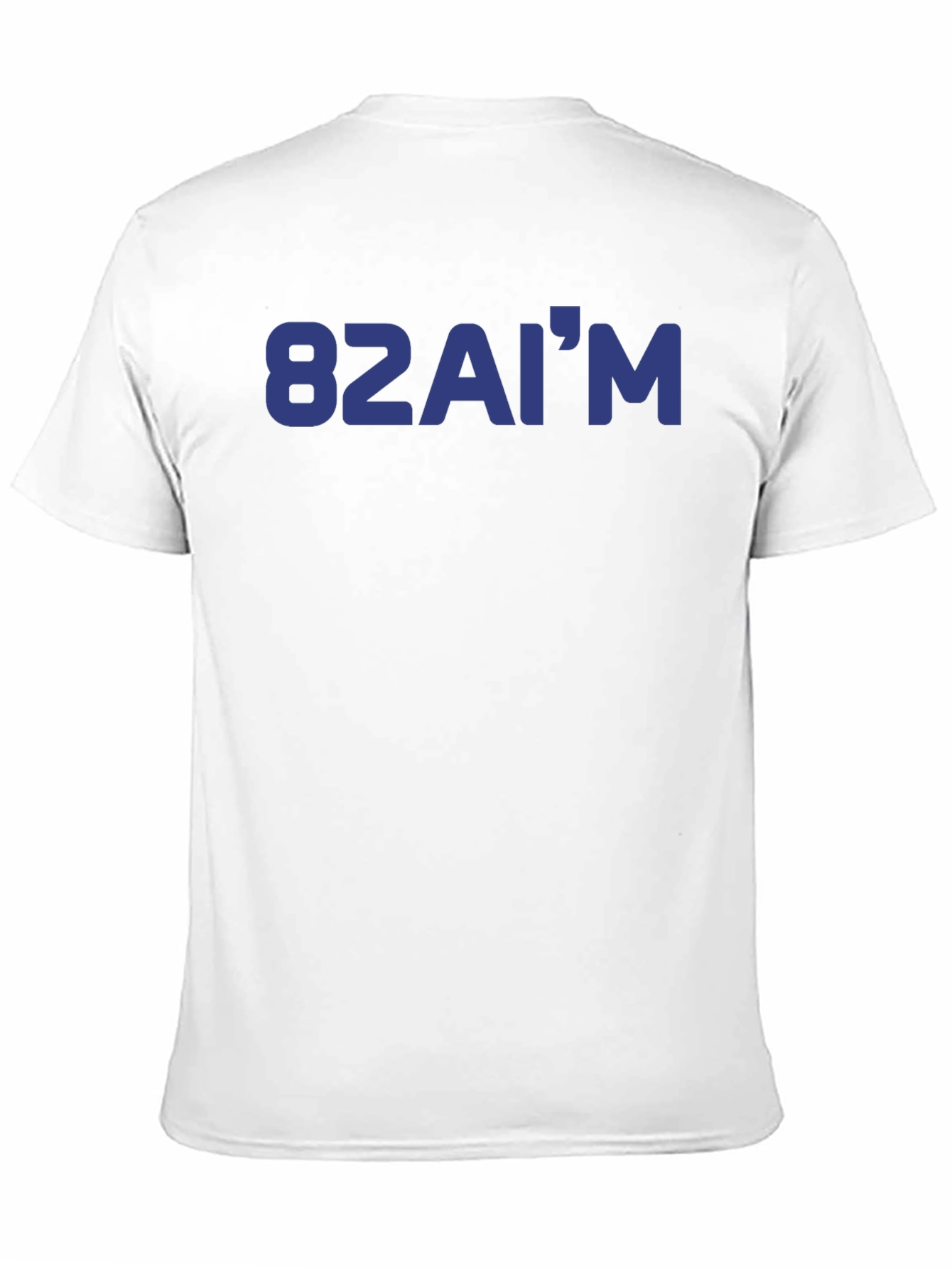 82AIM Graphic T-Shirt - Black Crew Neck Tee