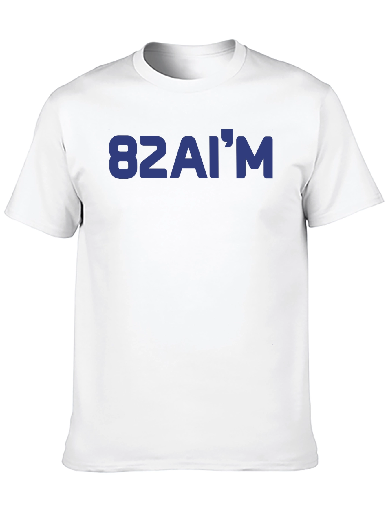 82AIM Graphic T-Shirt - Black Crew Neck Tee