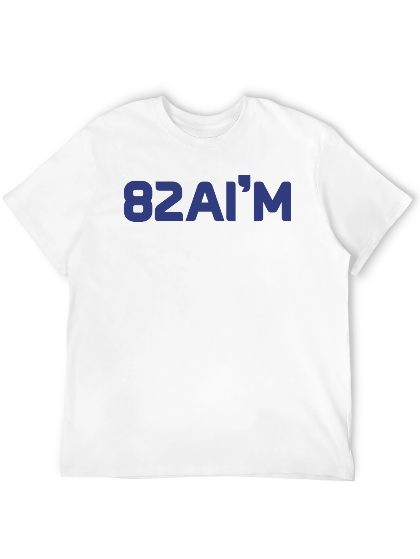 82AIM Graphic T-Shirt - Black Crew Neck Tee