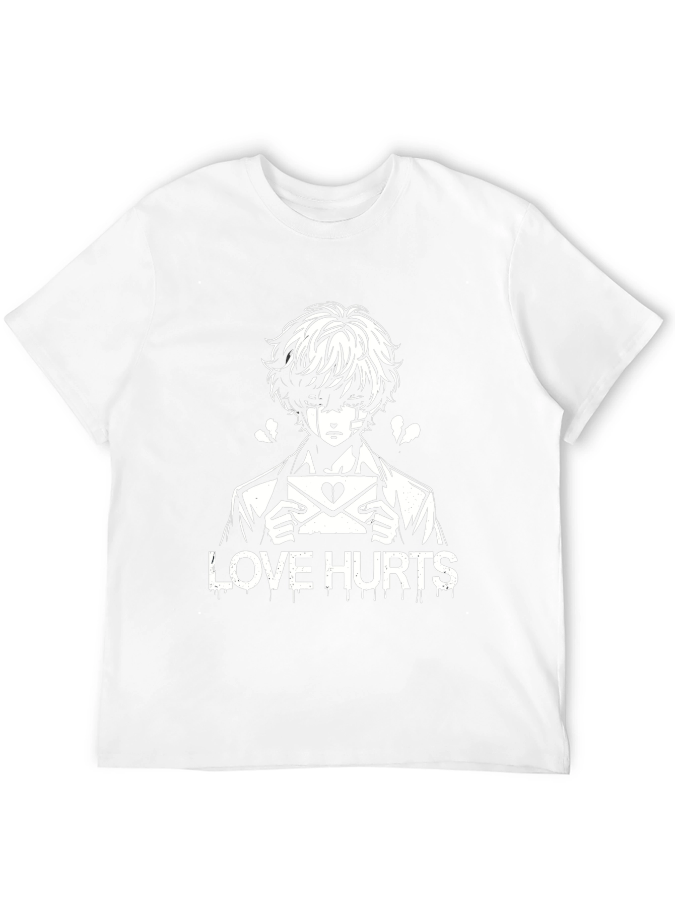 Love Hurts Graphic T-Shirt - Black