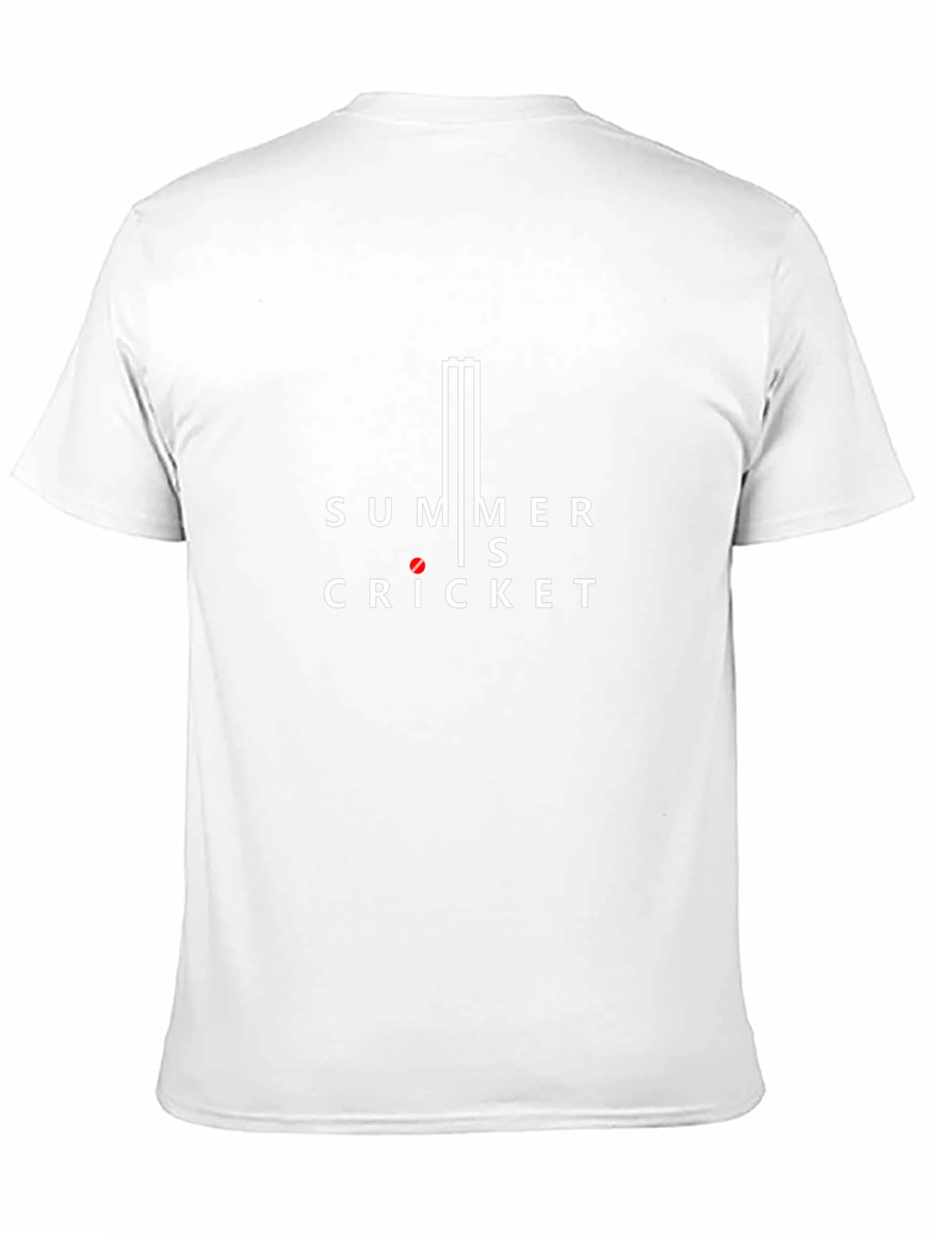 Summer is Cricket T-Shirt - Black Cotton Tee