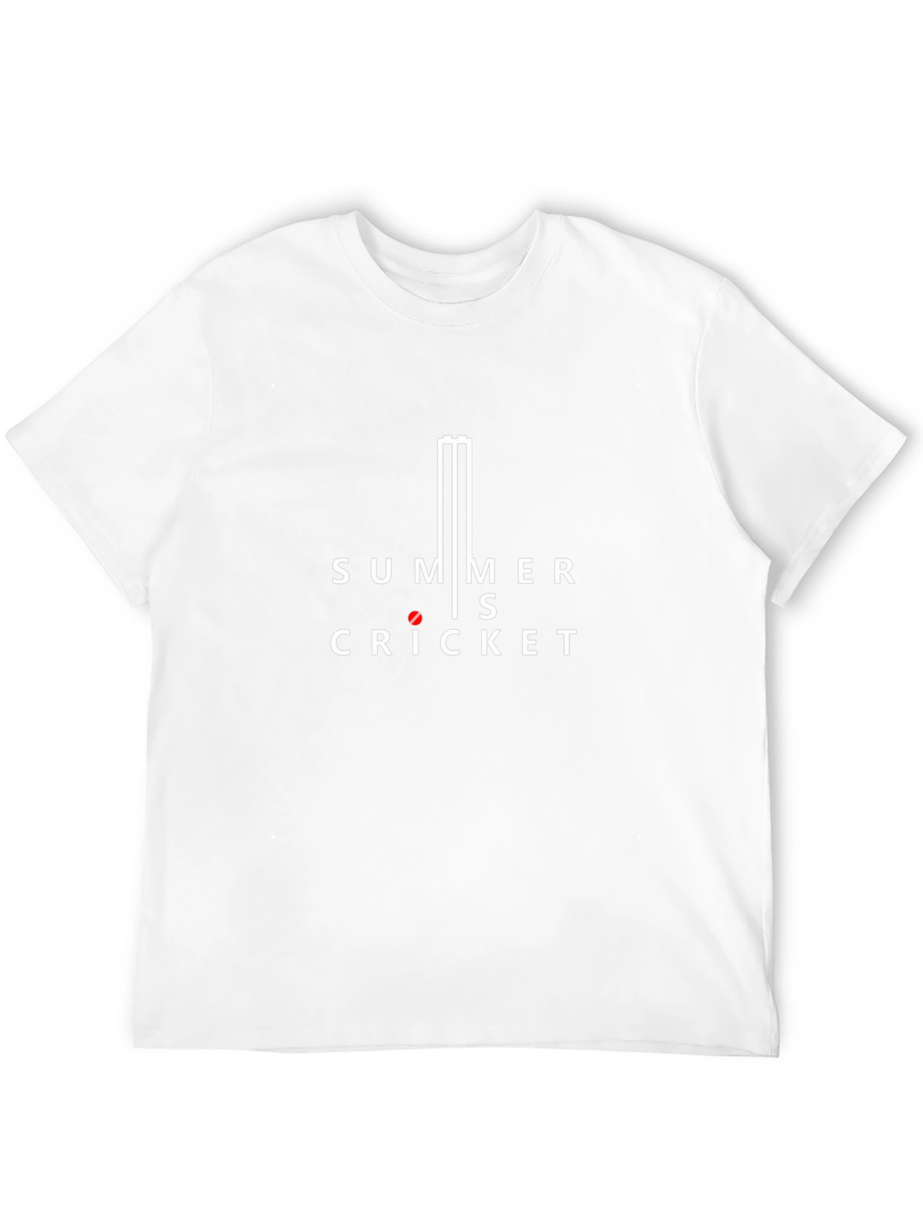 Summer is Cricket T-Shirt - Black Cotton Tee