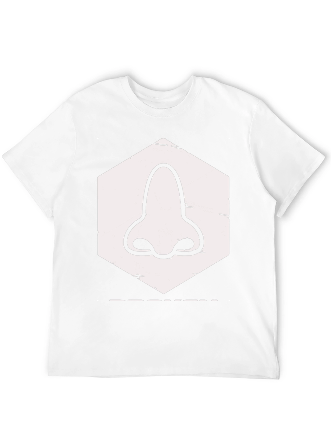 Nose Graphic Tee - Black Cotton T-Shirt