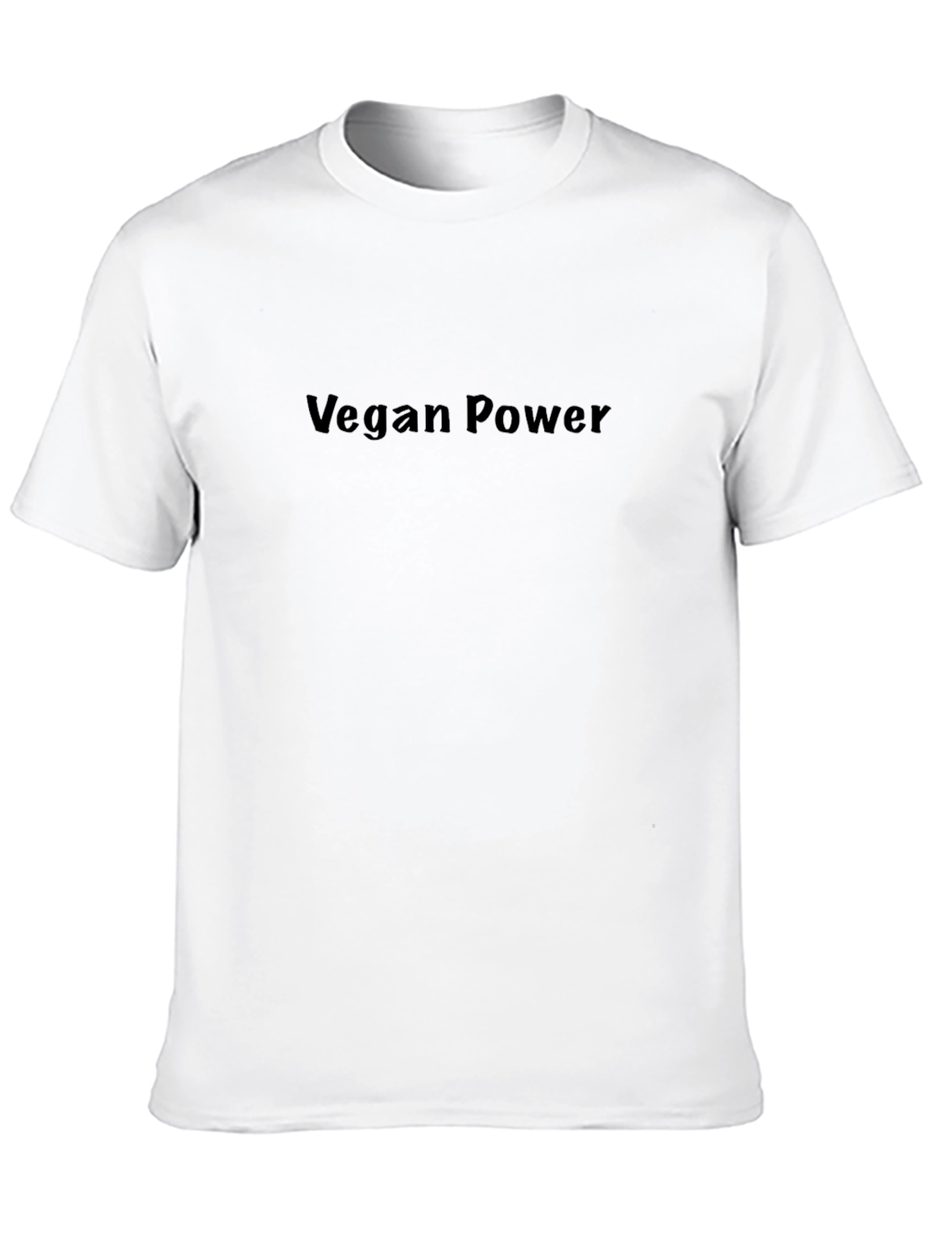 Vegan Power Black T-Shirt