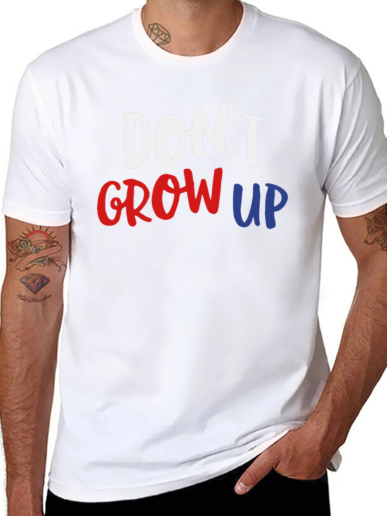 Dont Grow Up Graphic T-Shirt - Adulting is Optional!