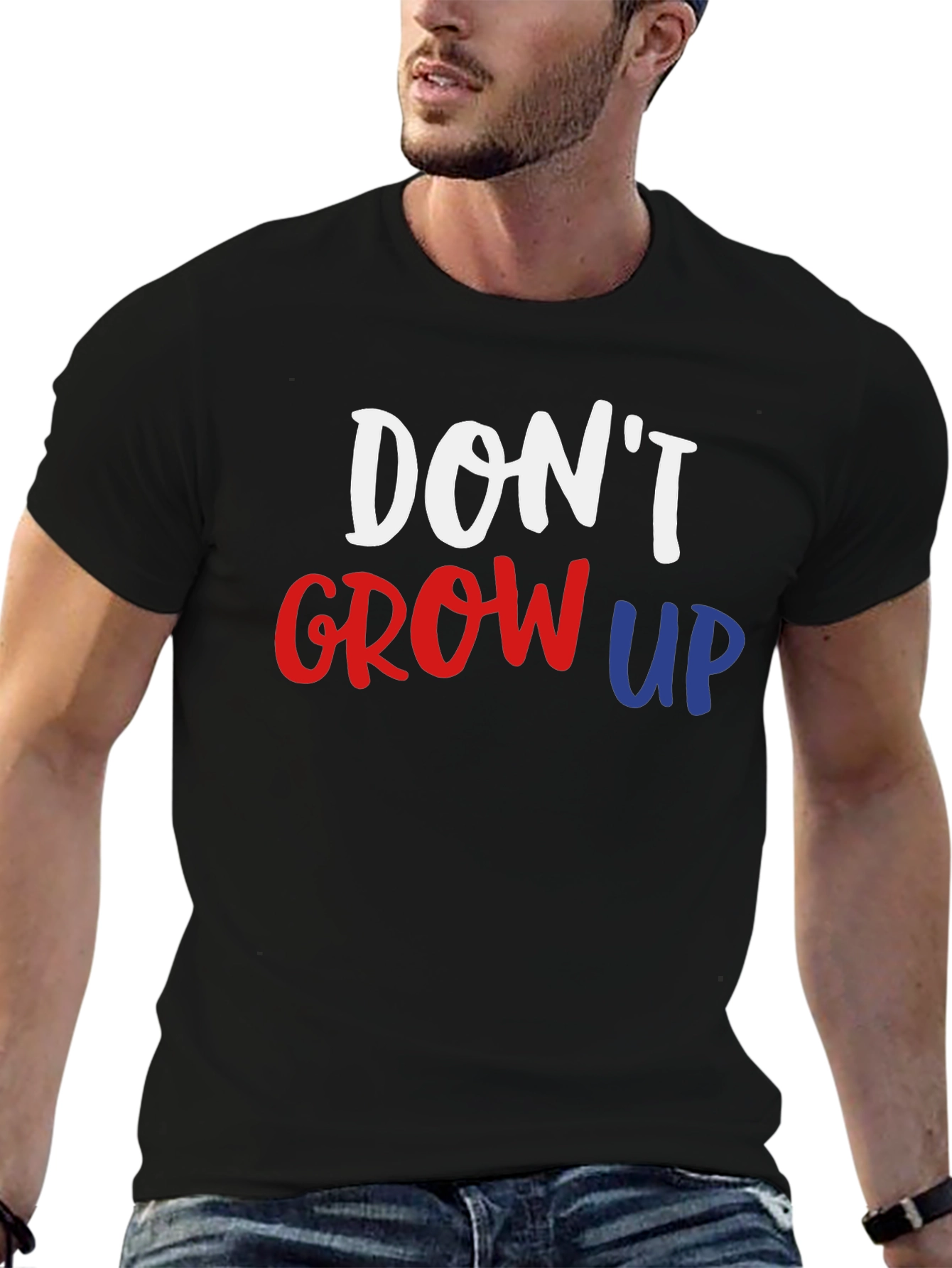 Dont Grow Up Graphic T-Shirt - Adulting is Optional!