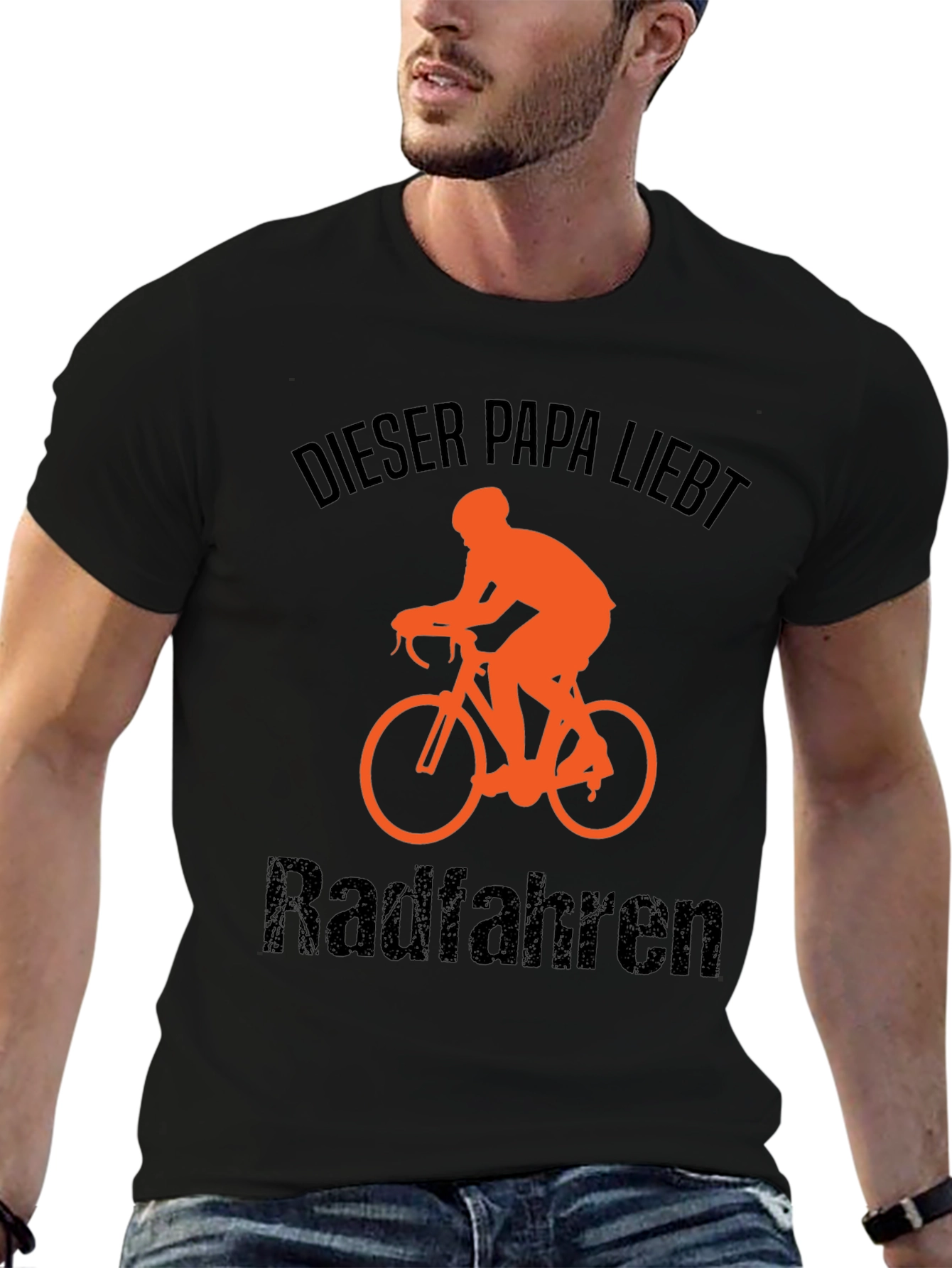 Dieser Papa Liebt Radfahren T-Shirt
