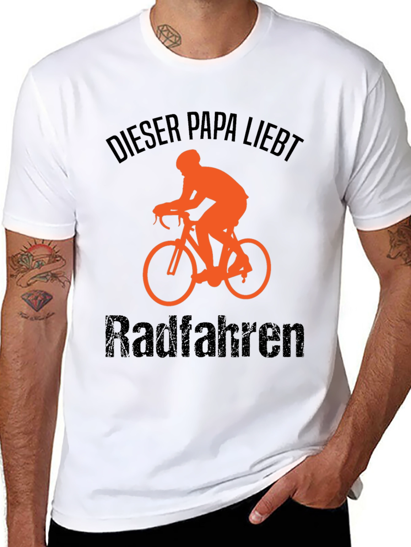 Dieser Papa Liebt Radfahren T-Shirt