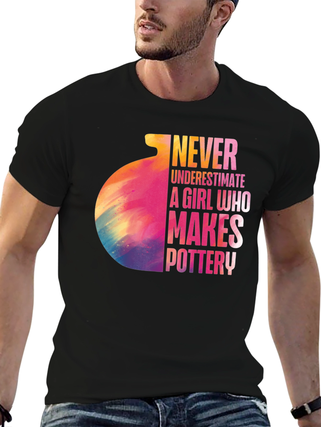 Never Underestimate Pottery Girl T-Shirt