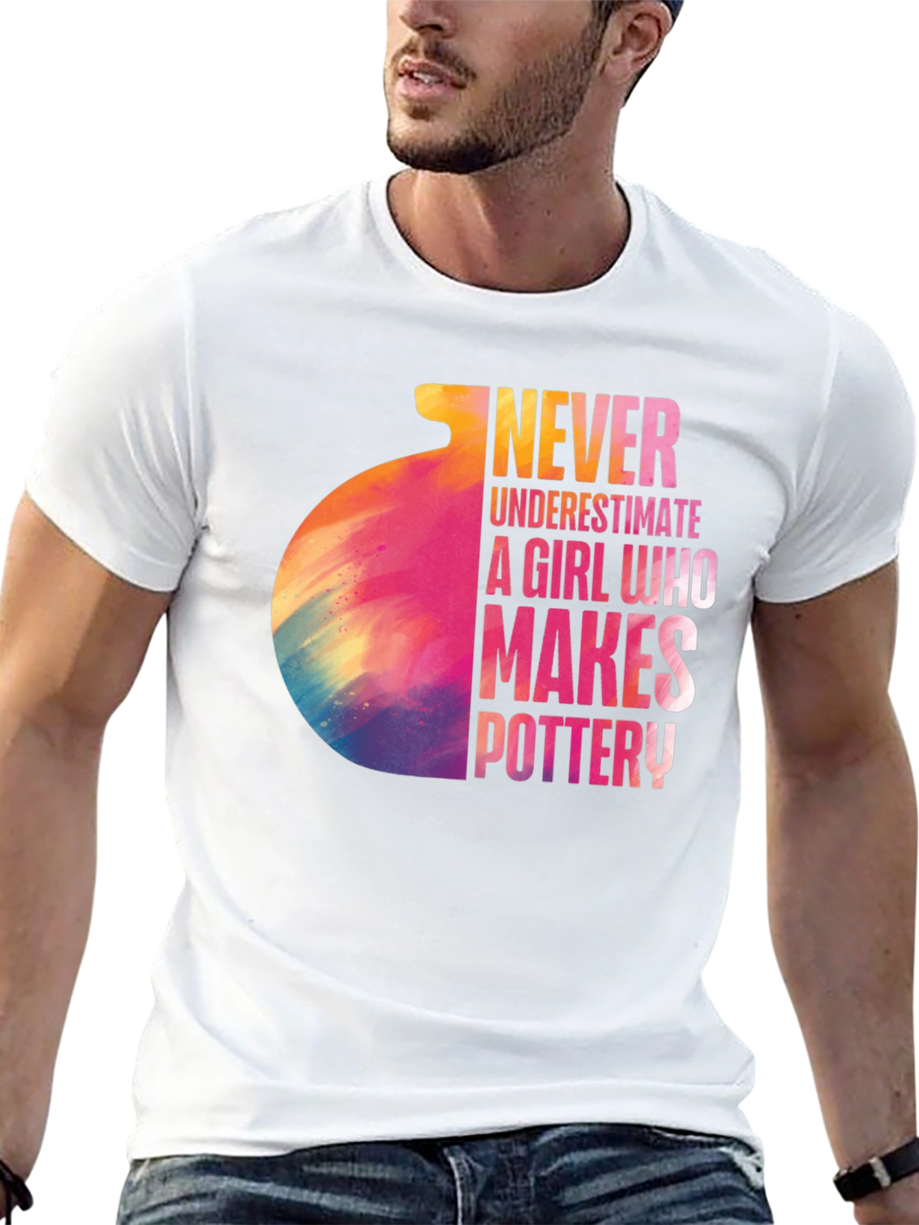 Never Underestimate Pottery Girl T-Shirt