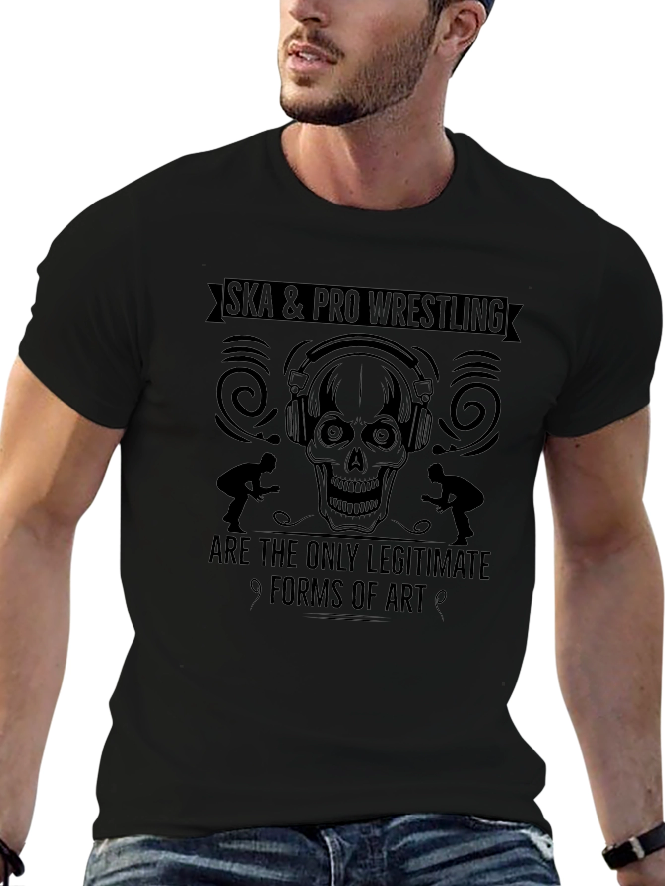 Ska & Pro Wrestling Art T-Shirt