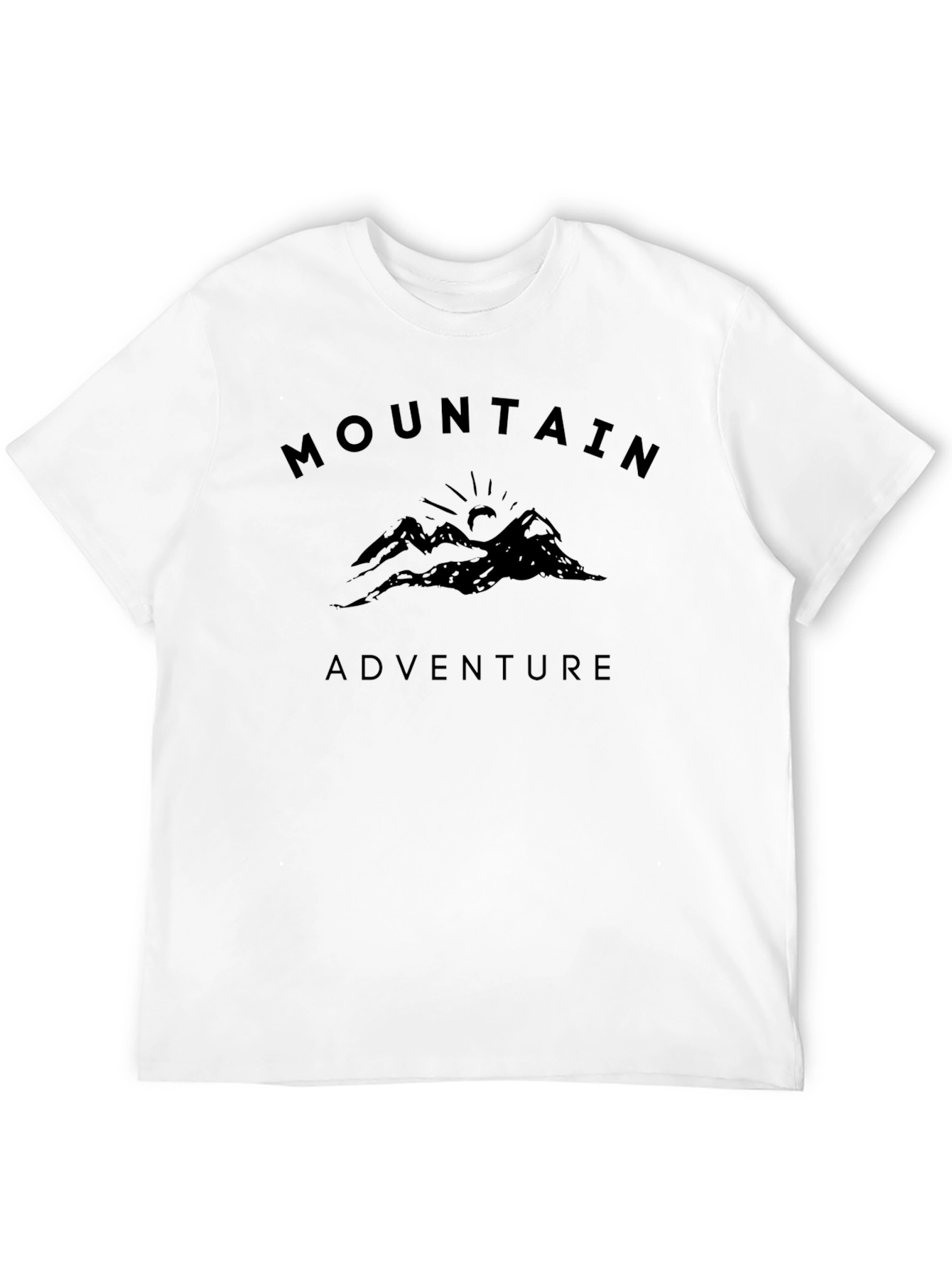 Mountain Adventure Graphic Tee - Black