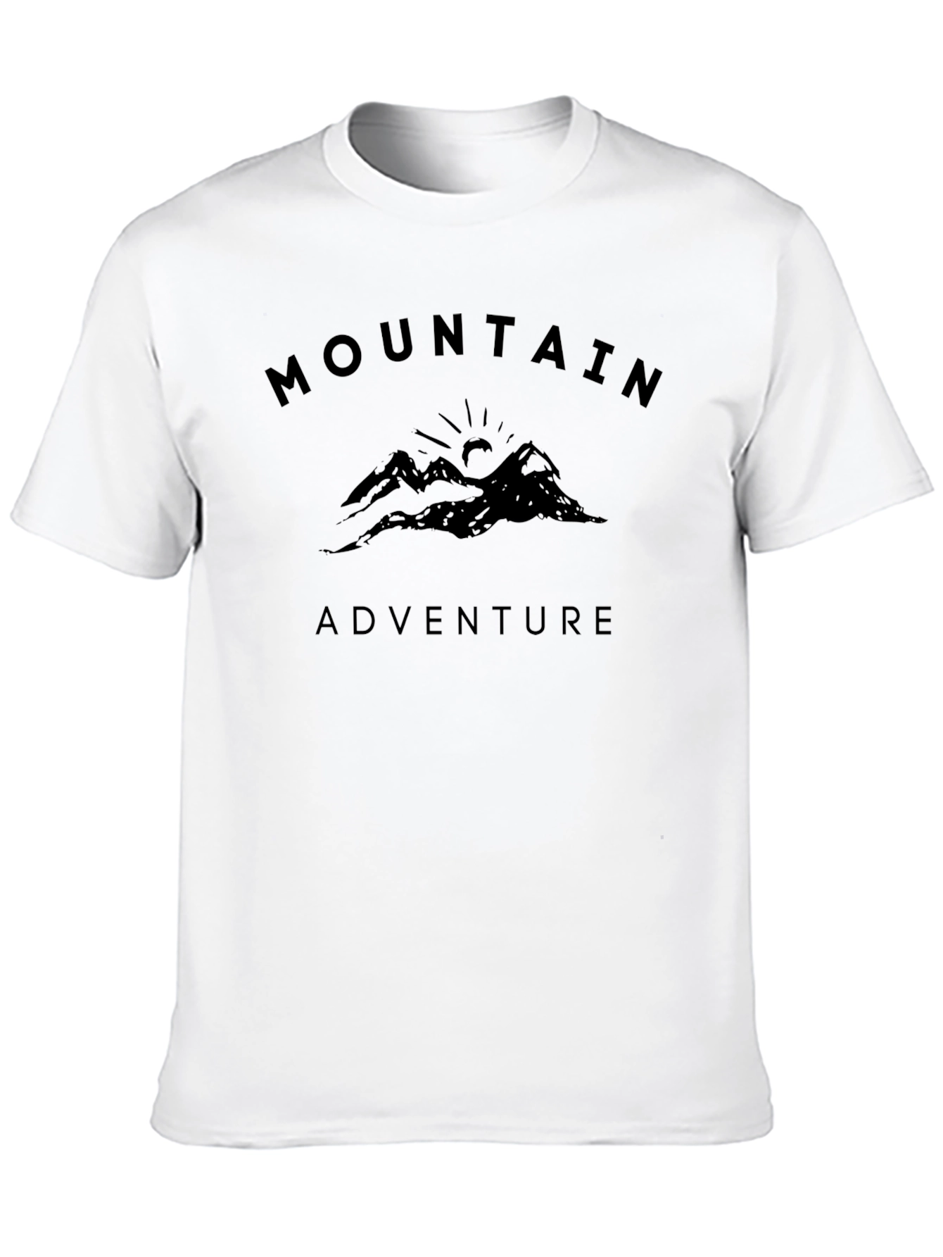 Mountain Adventure Graphic Tee - Black