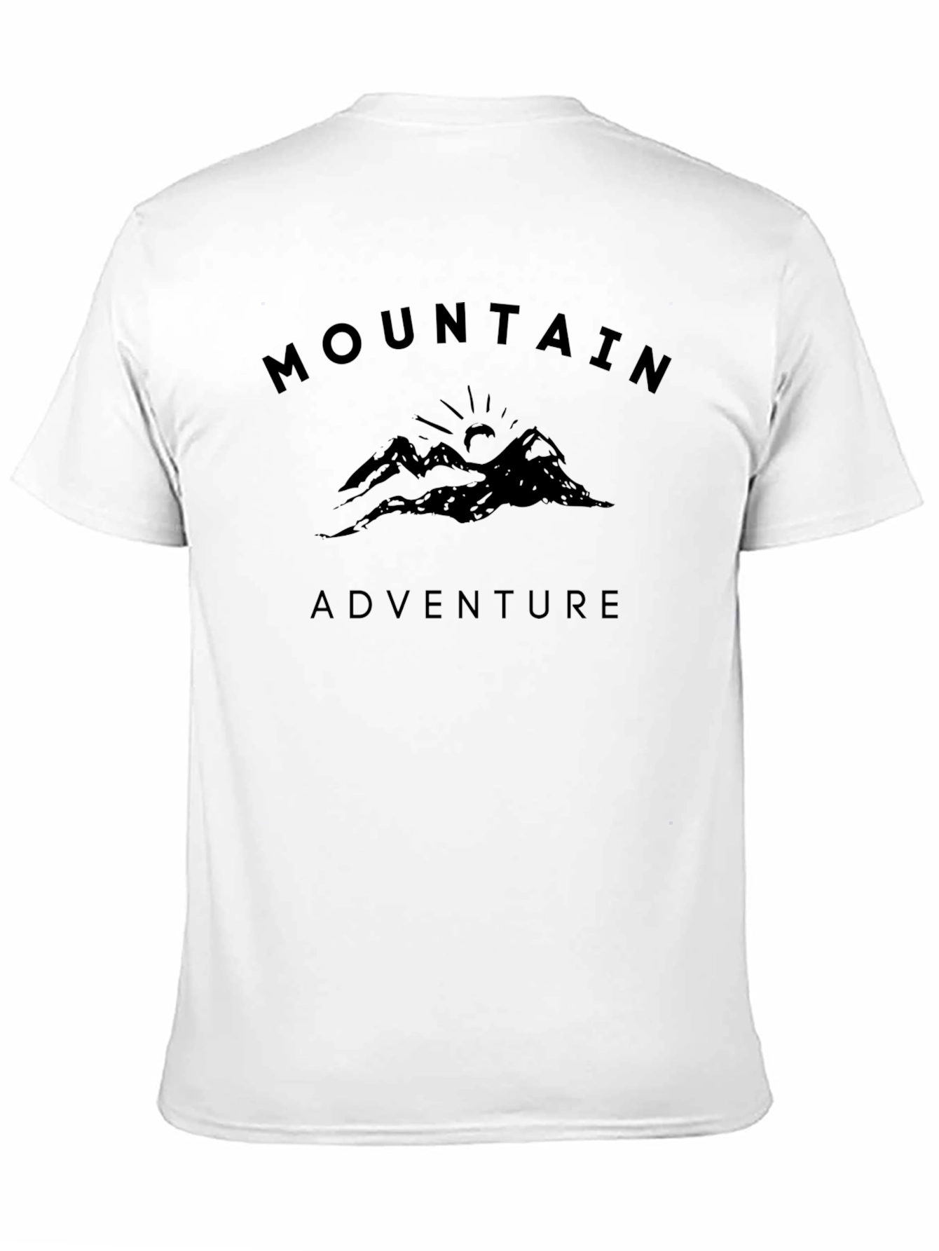 Mountain Adventure Graphic Tee - Black