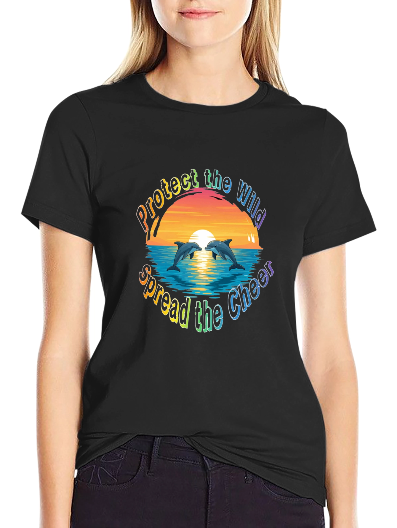 Protect the Wild Dolphin Graphic Tee