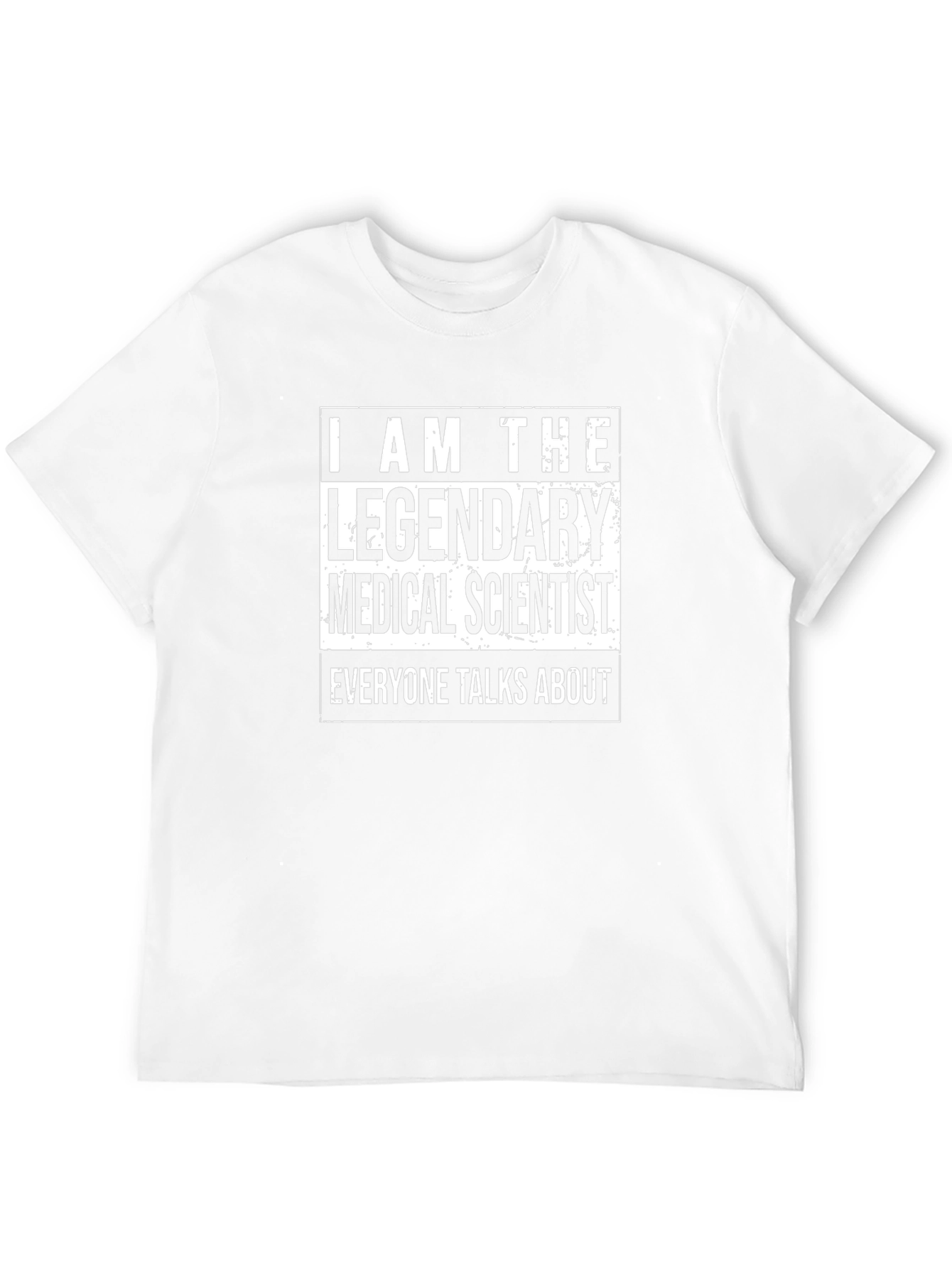 Legendary Medical Scientist Graphic Tee - Black Cotton
