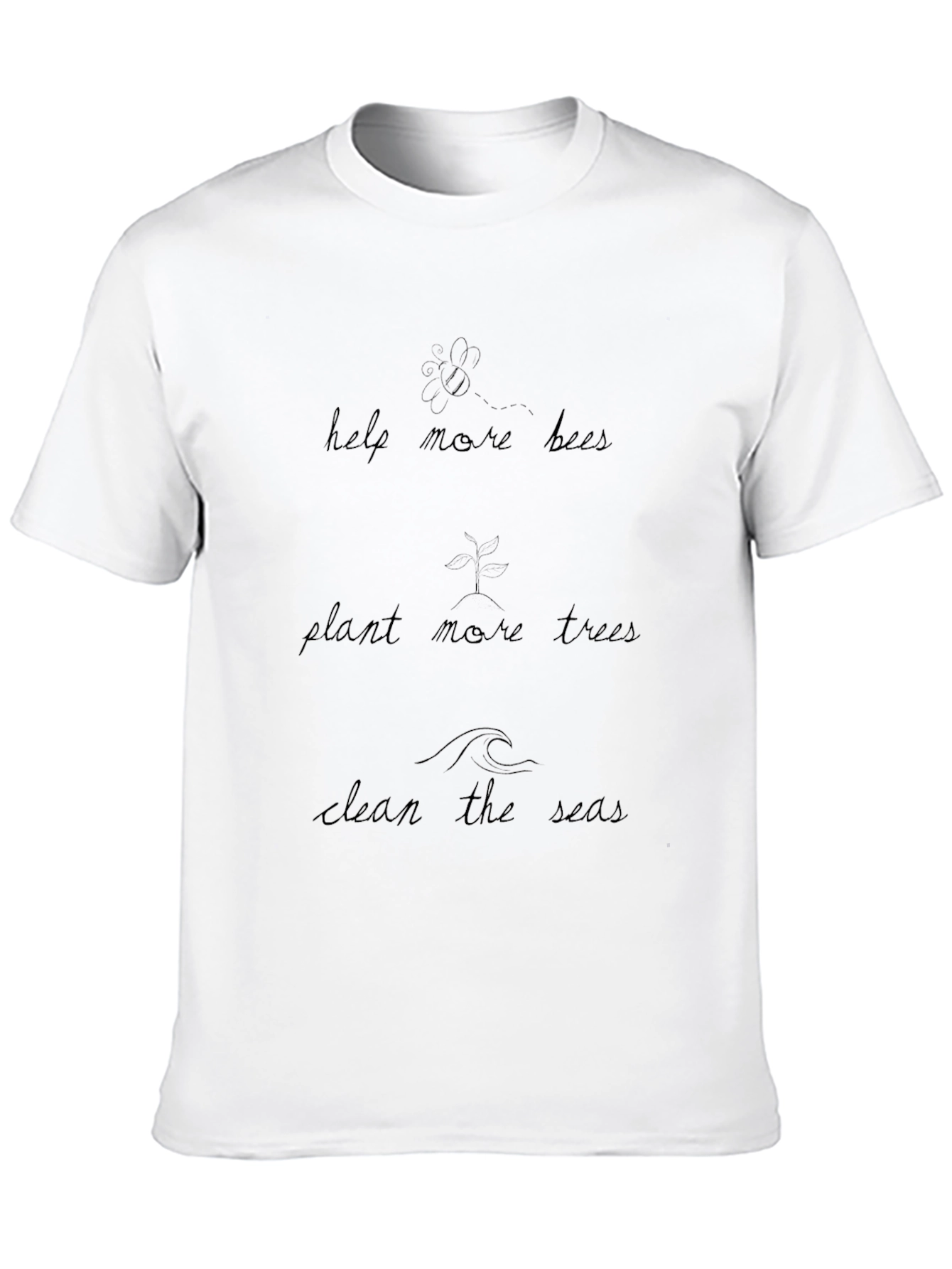 Eco-Friendly Slogan Tee