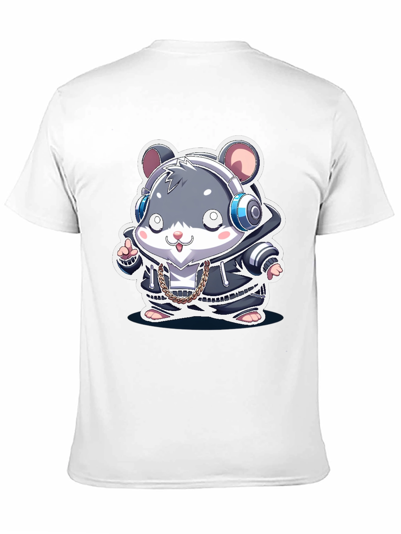 Cute Hamster DJ Graphic Tee