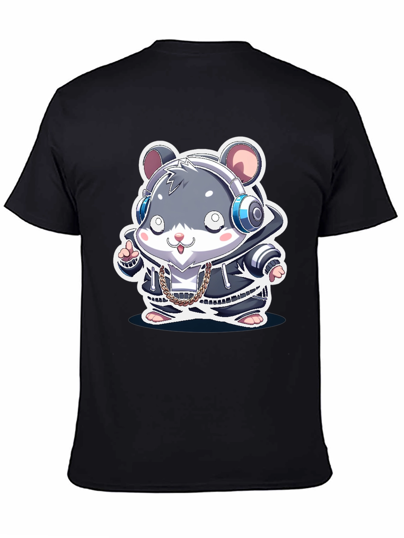 Cute Hamster DJ Graphic Tee