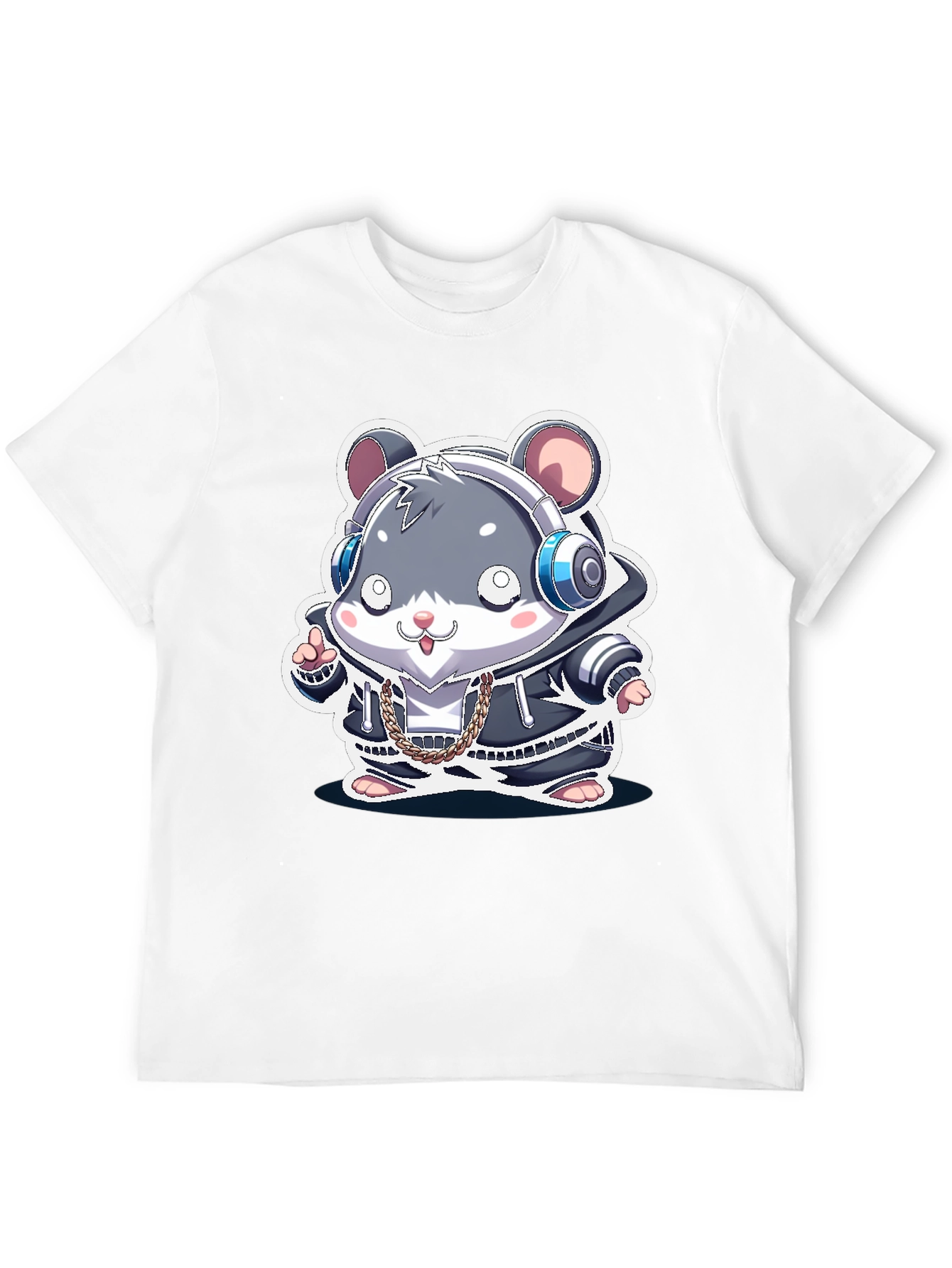 Cute Hamster DJ Graphic Tee