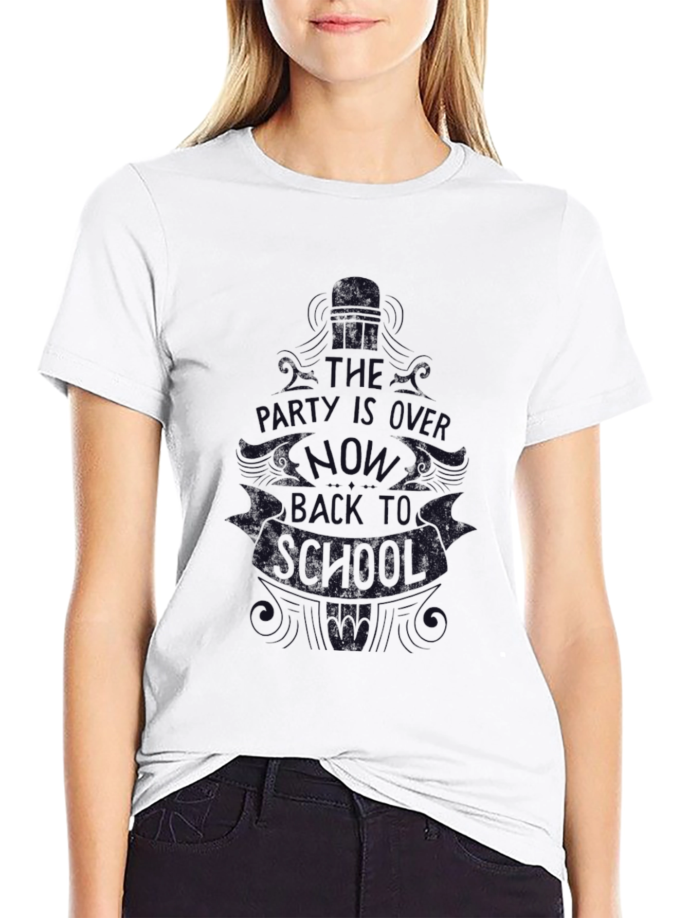 Mens Graphic Print Crew Neck T-Shirt