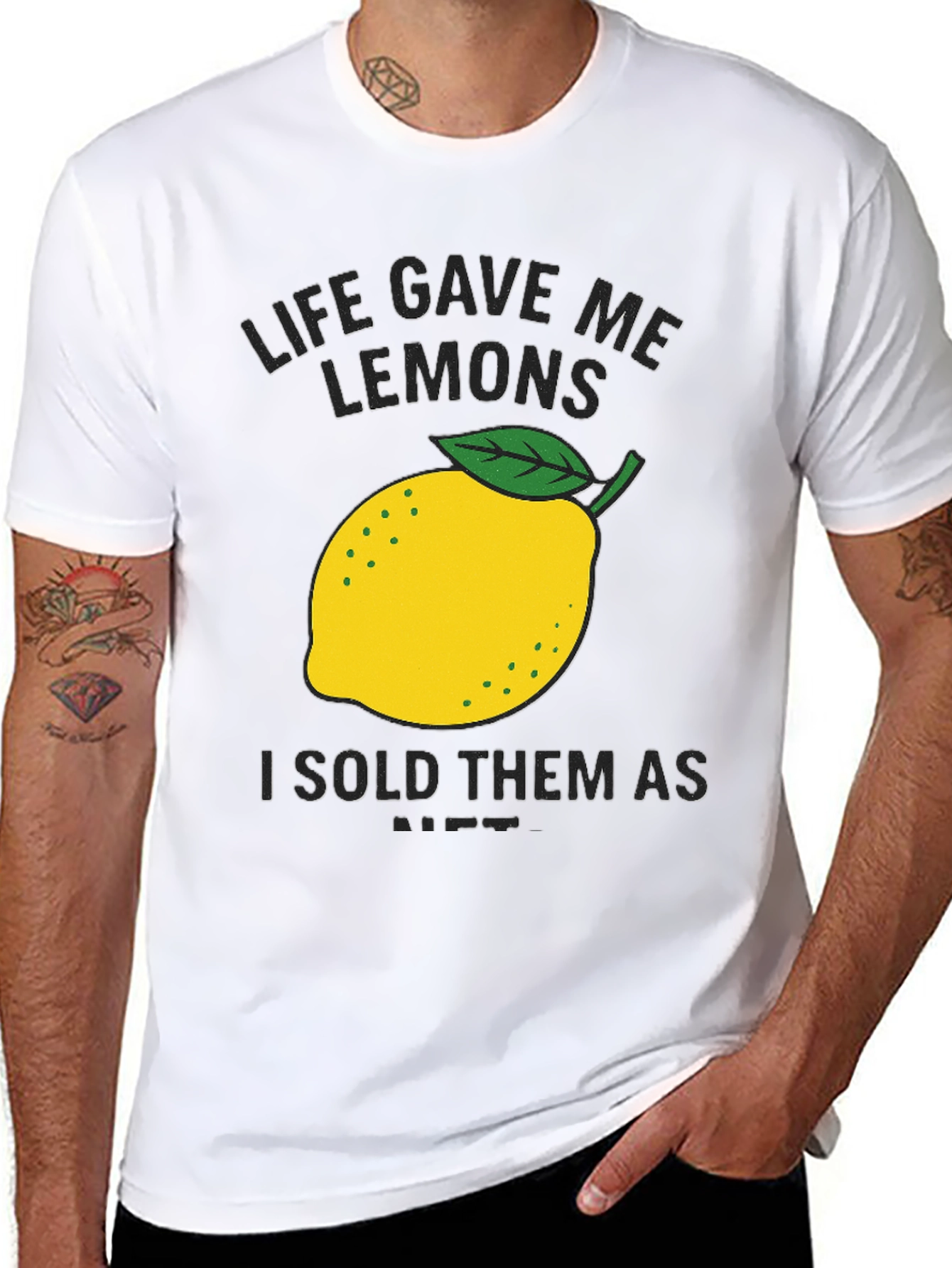 Life Gave Me Lemons T-Shirt - Funny Graphic Tee