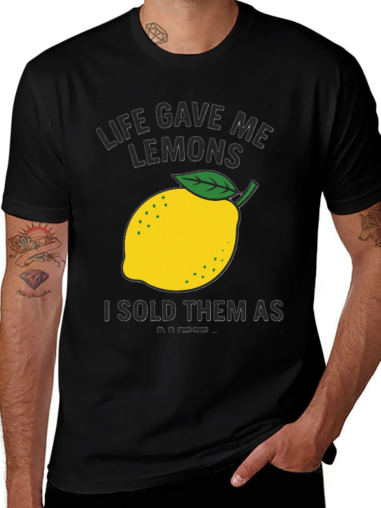 Life Gave Me Lemons T-Shirt - Funny Graphic Tee