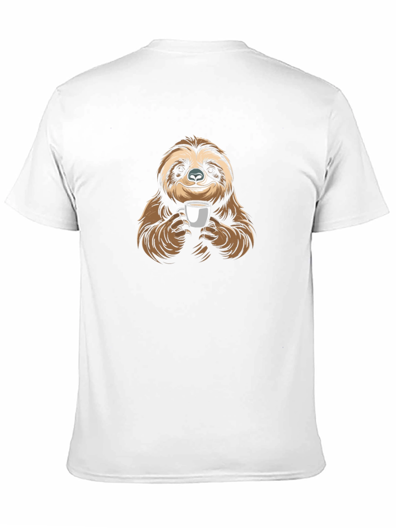 Sloth Coffee Lover Graphic T-Shirt