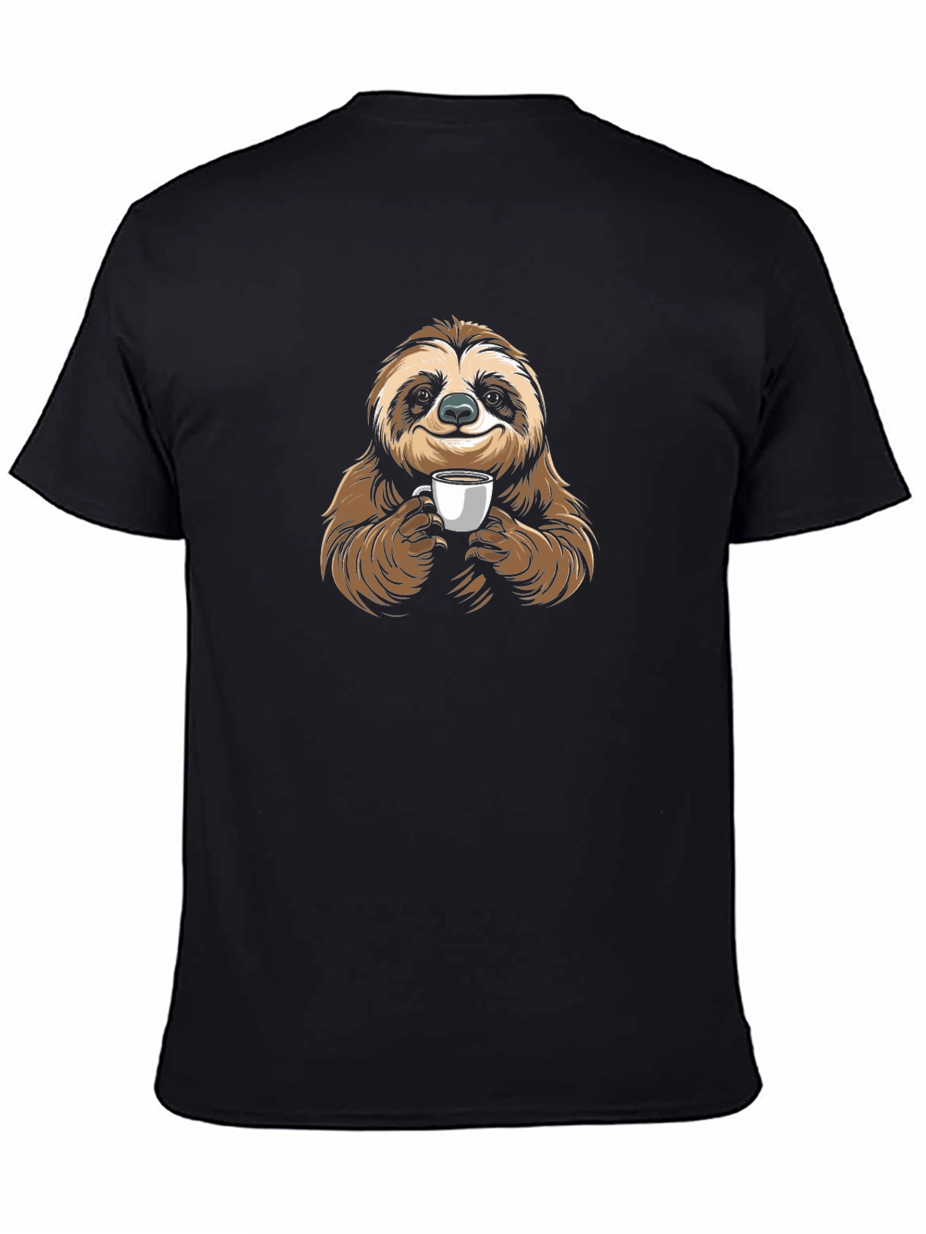 Sloth Coffee Lover Graphic T-Shirt