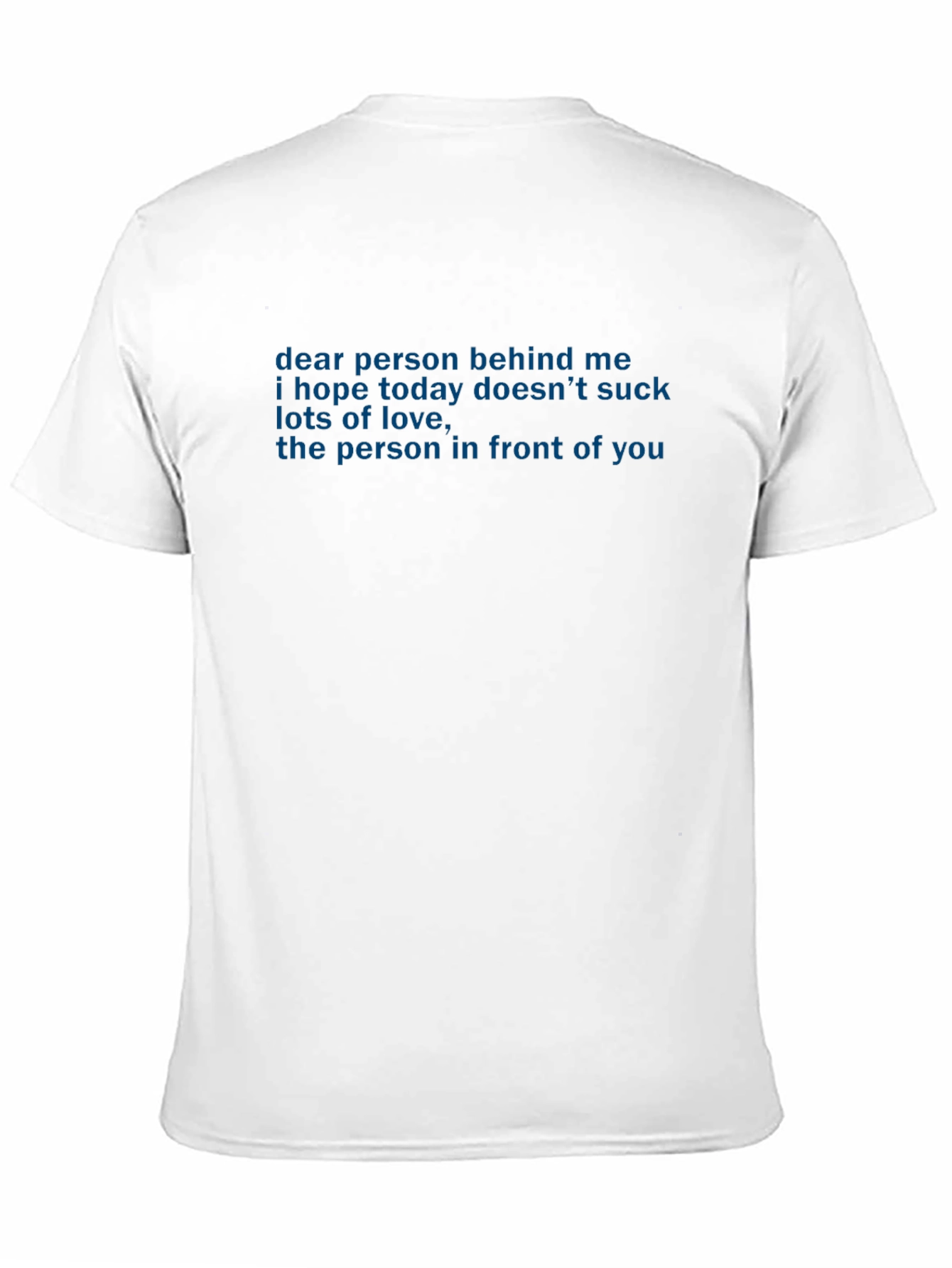 Dear Person Behind Me Graphic Tee - Black