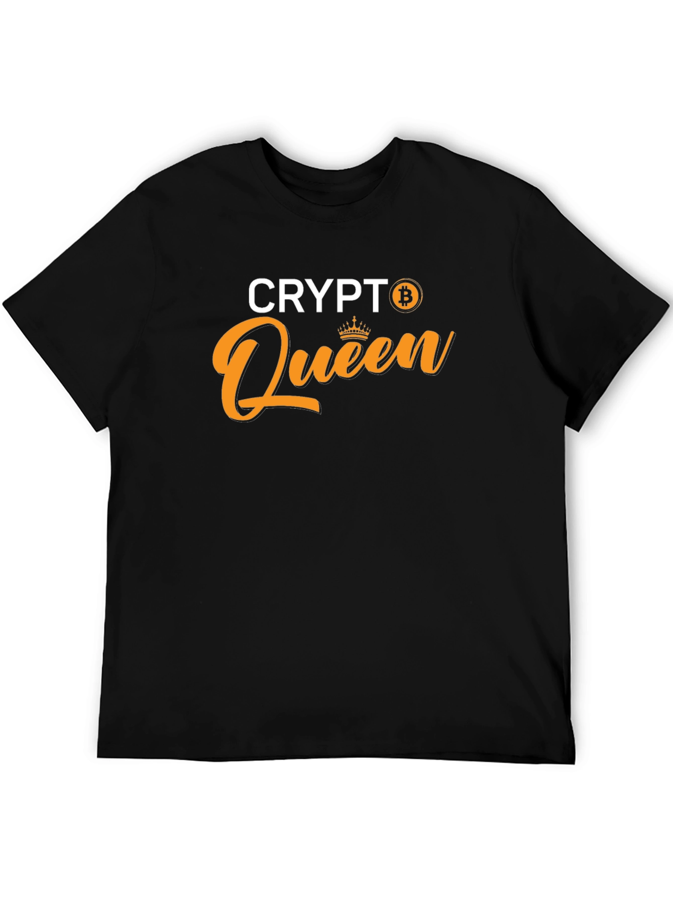 Crypto Queen Black Graphic T-Shirt
