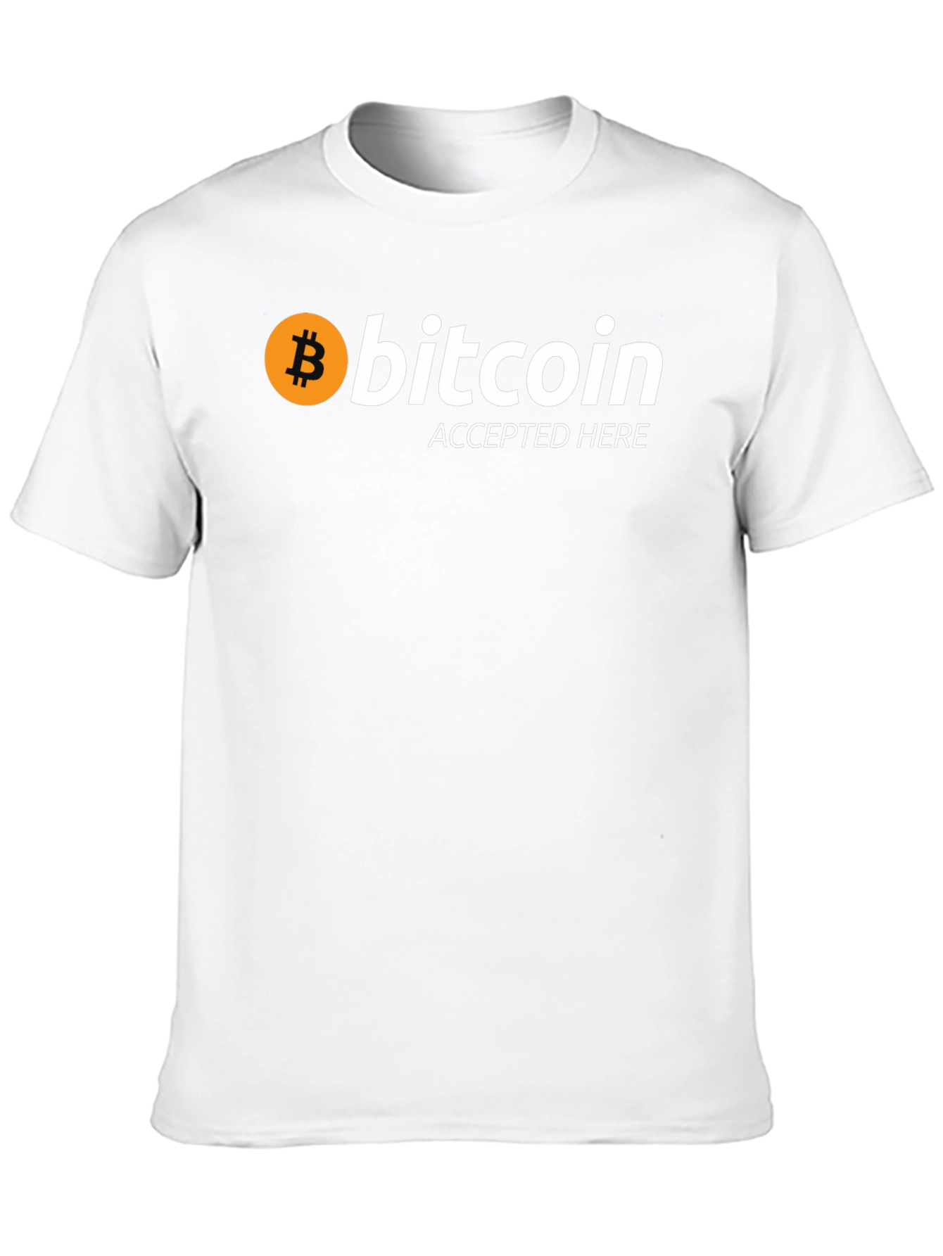 Bitcoin Accepted Here Black T-Shirt